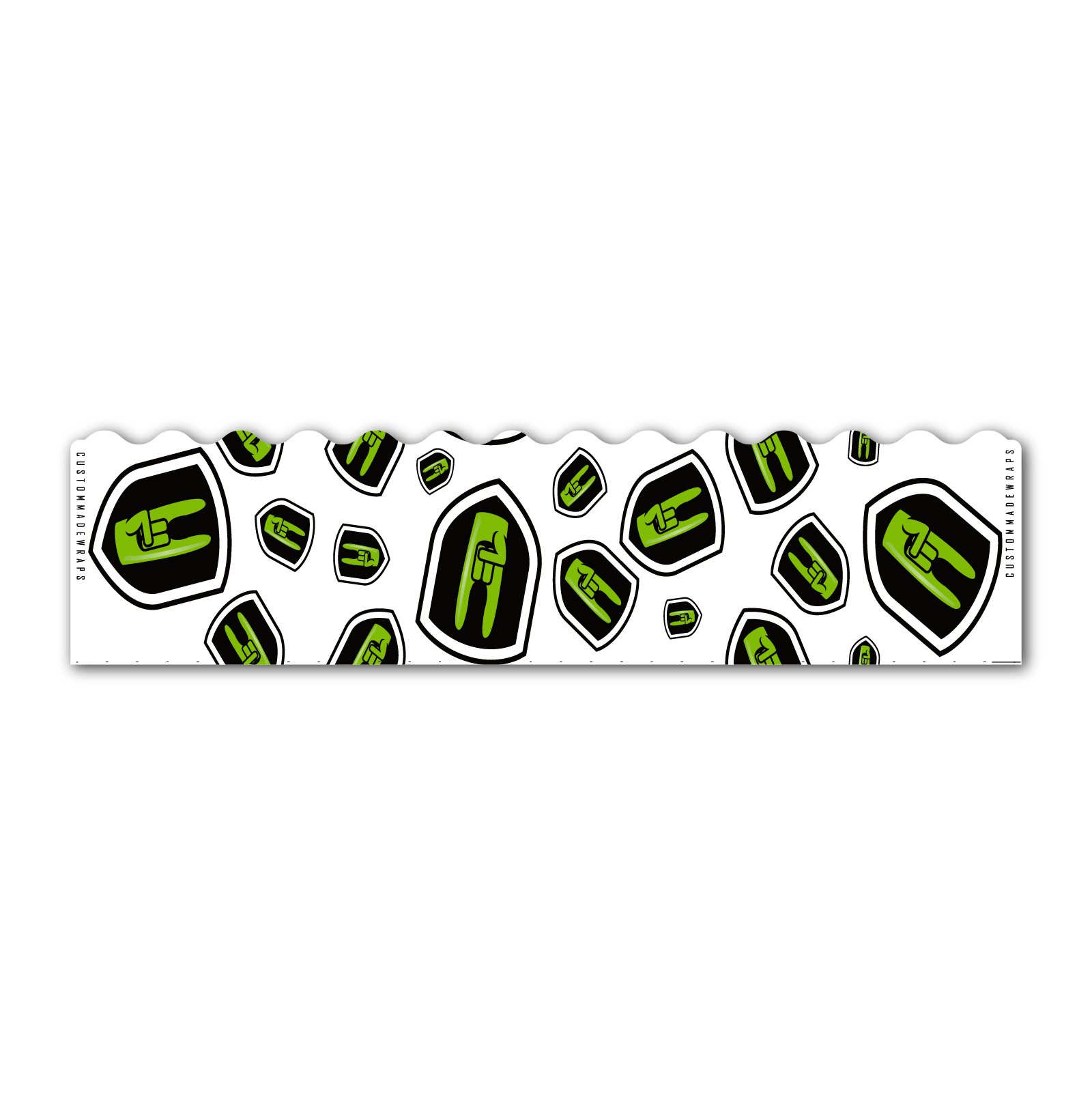 Wave Edge - Nock On Scatter Green Logo