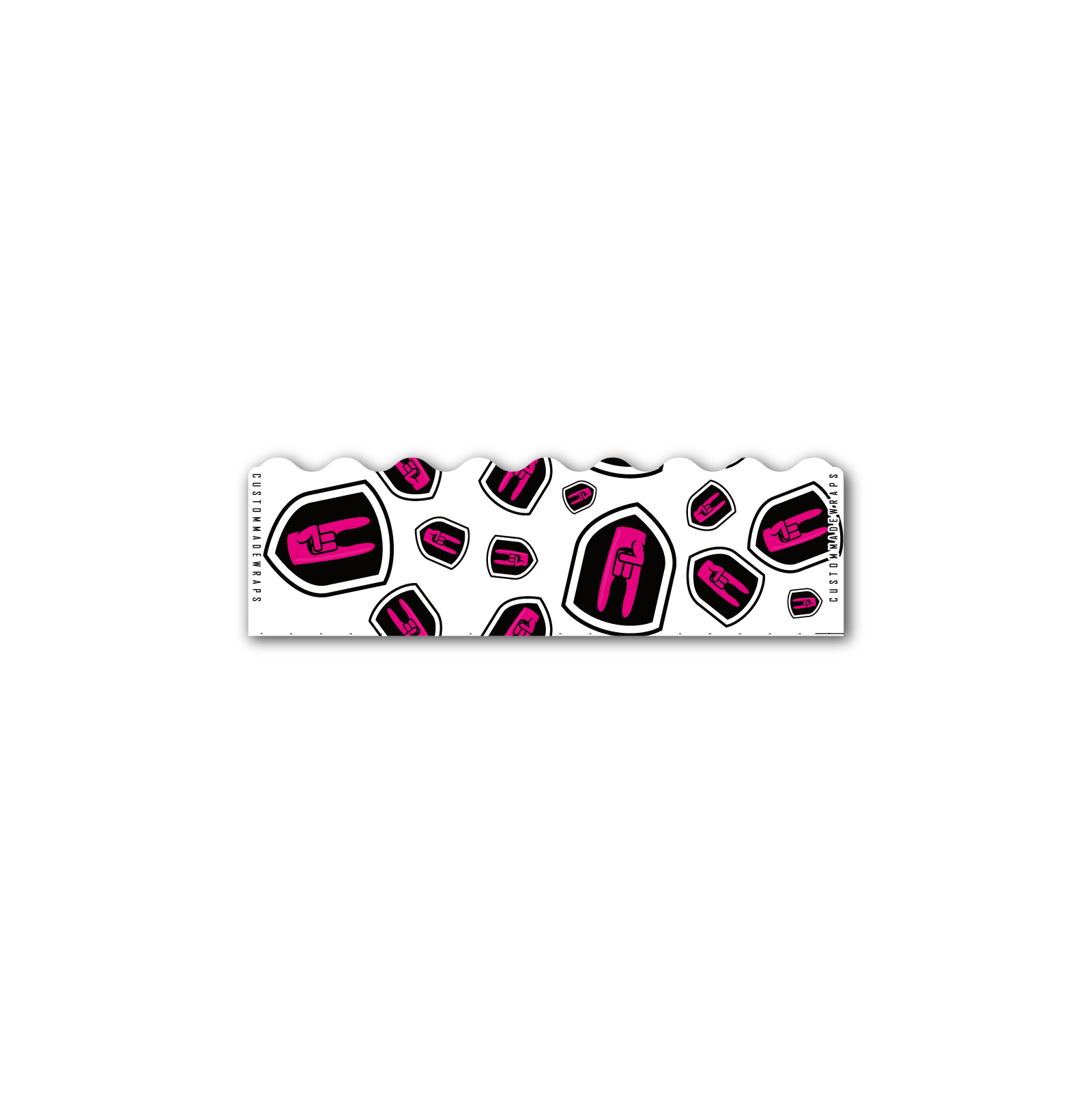 Shorty - Nock On Scatter Pink Logo
