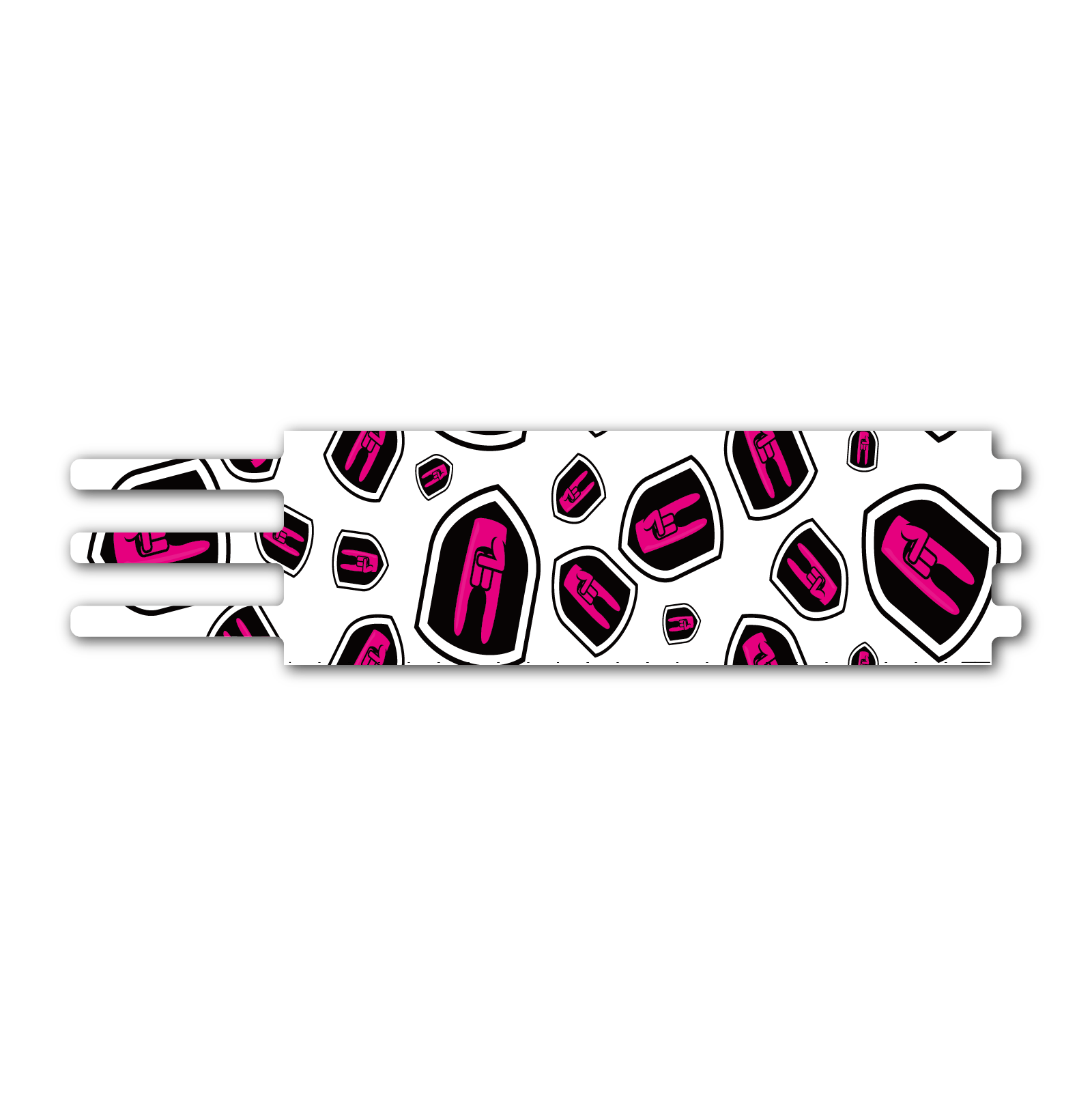 Ultralight - Nock On Scatter Pink Logo