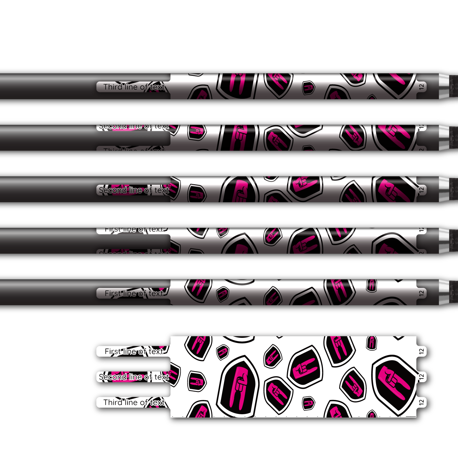 Alternative view of Ultralight - Nock On Scatter Pink Logo