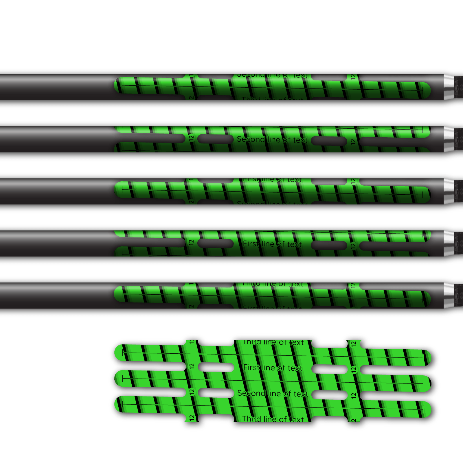 Alternative view of Vortex - Screw You Fluor Green