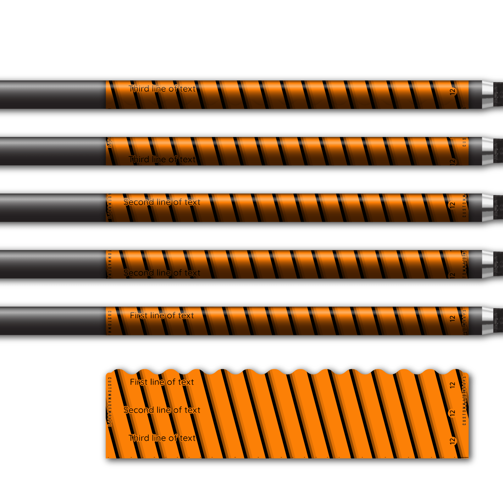 Alternative view of Wave Edge - Screw You Fluor Orange