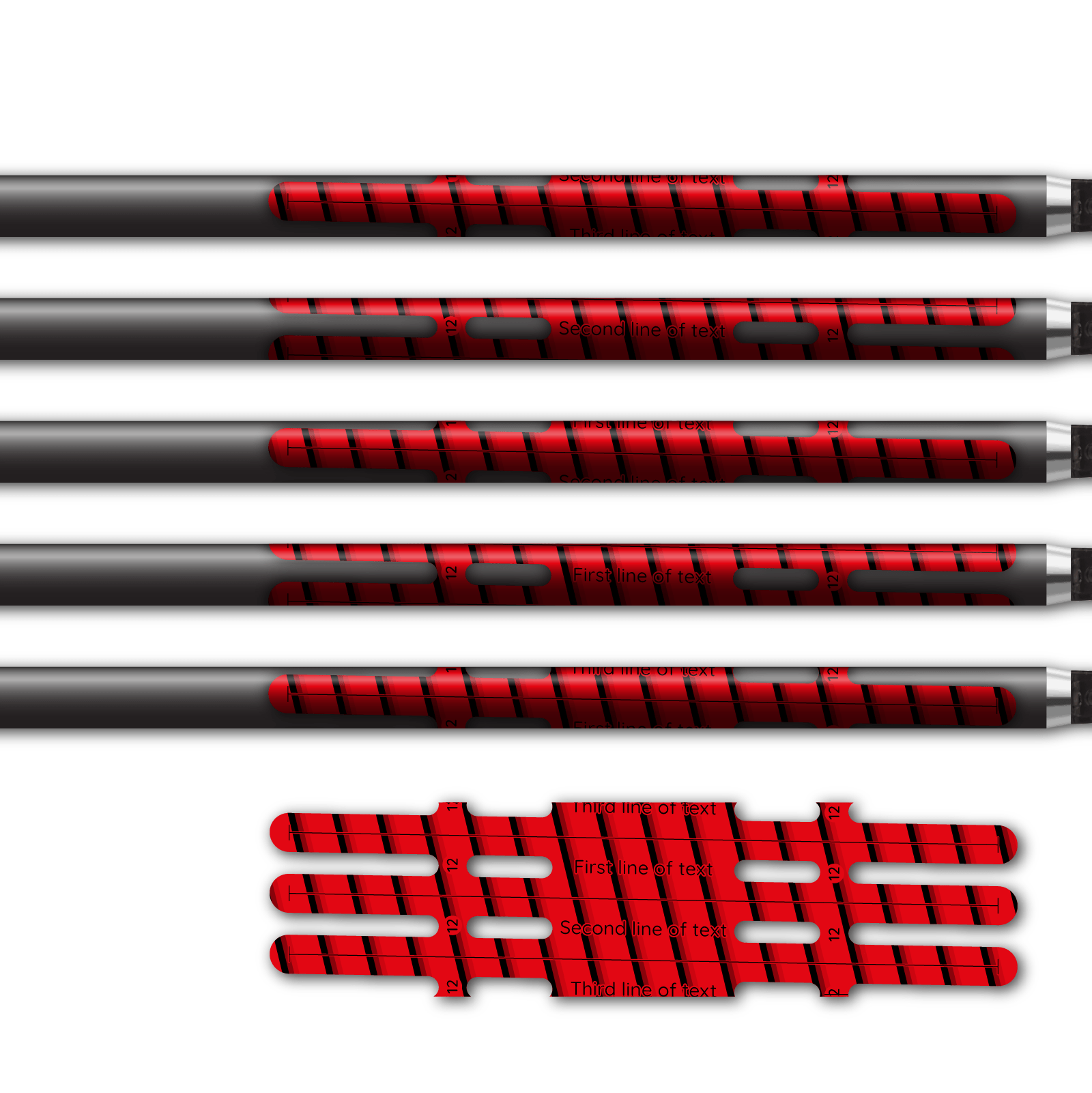 Alternative view of Vortex - Screw You Fluor Red