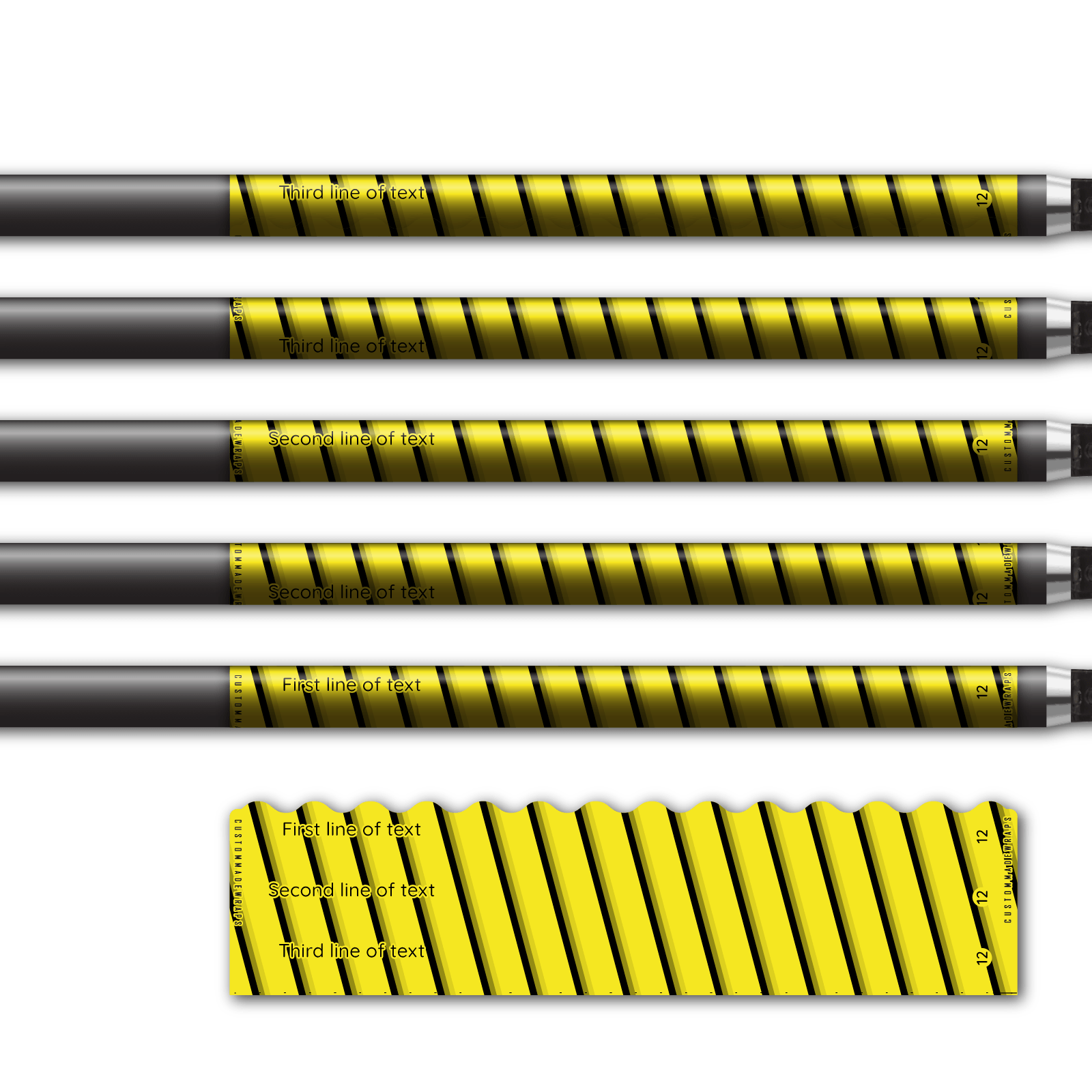 Alternative view of Wave Edge - Screw You Fluor Yellow