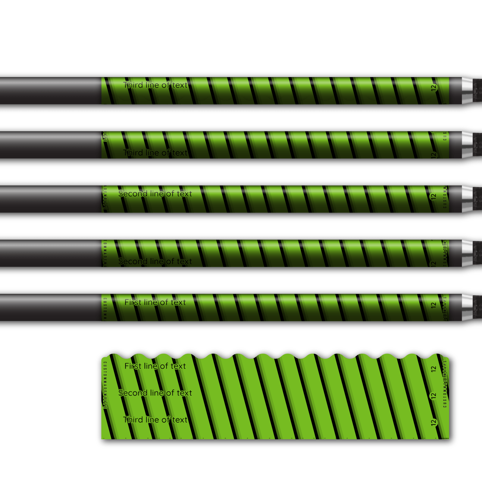 Alternative view of Wave Edge - Screw You Lime
