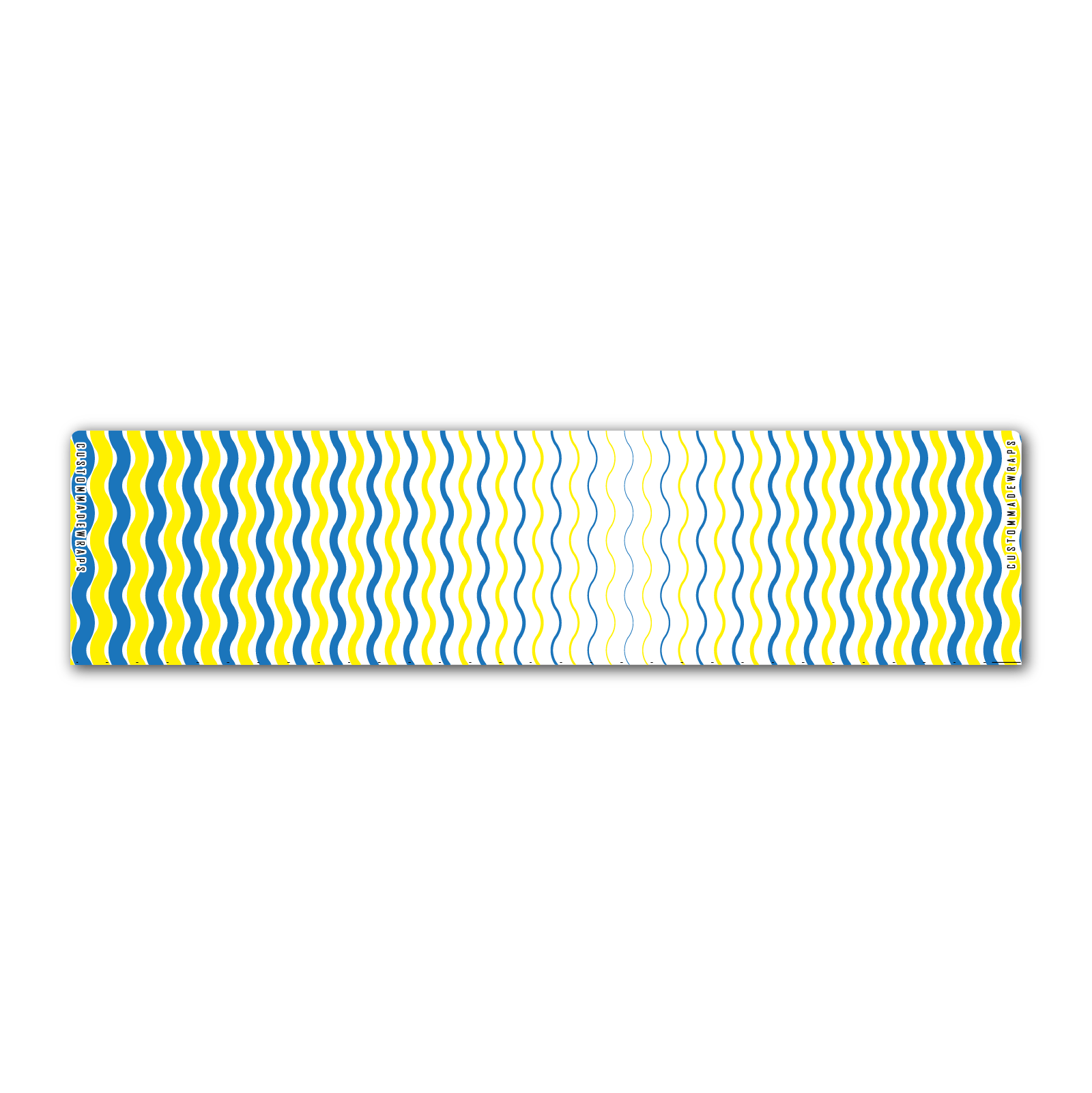 Regular - Wave Stripes Blue Yellow