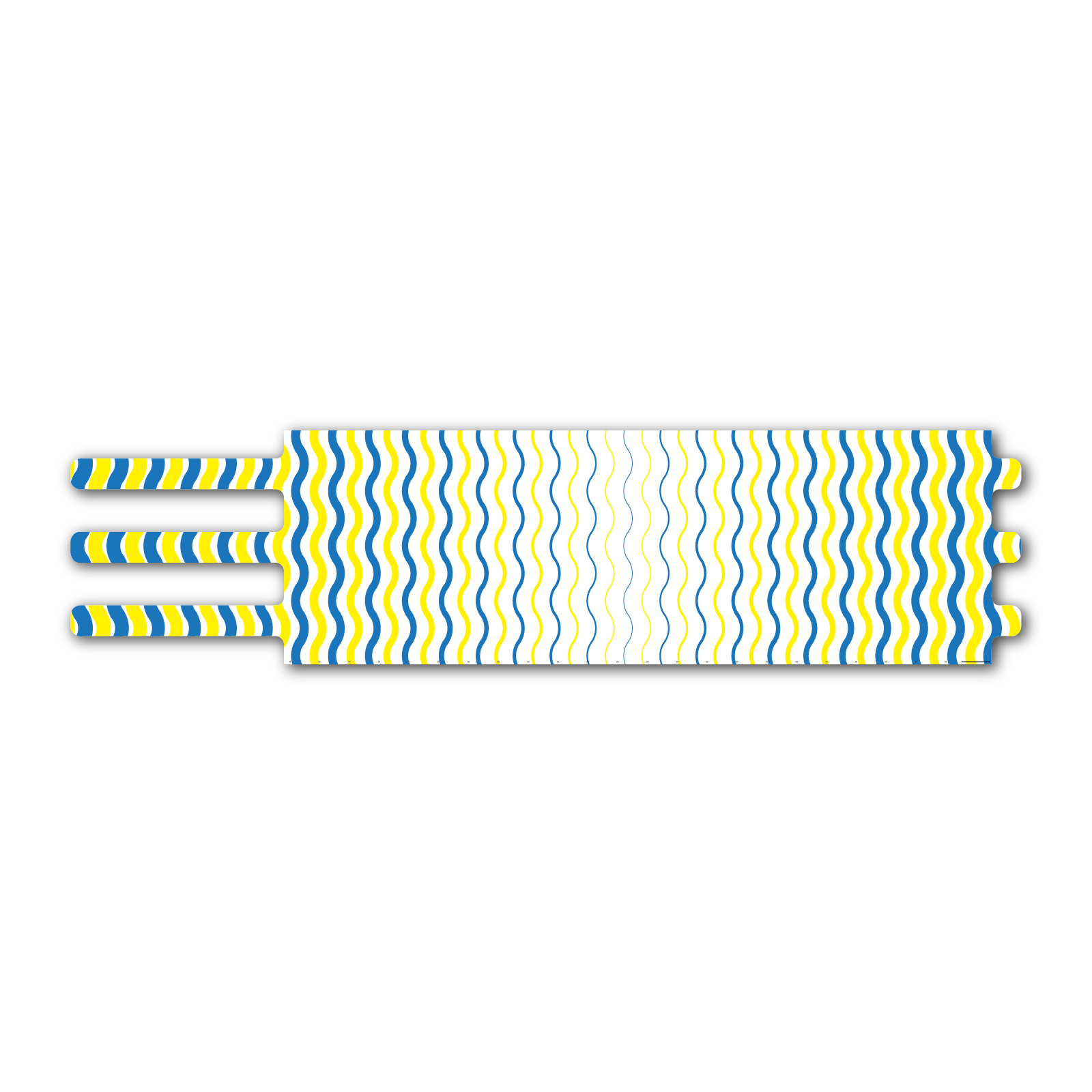 Ultralight - Wave Stripes Blue Yellow