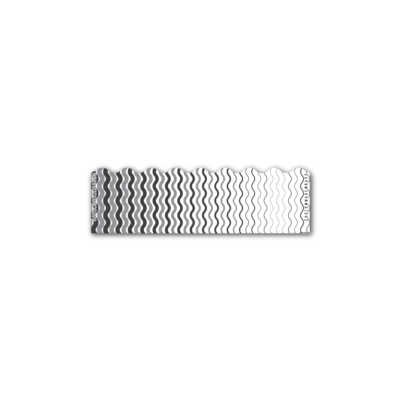 Shorty - Wave Stripes Gray