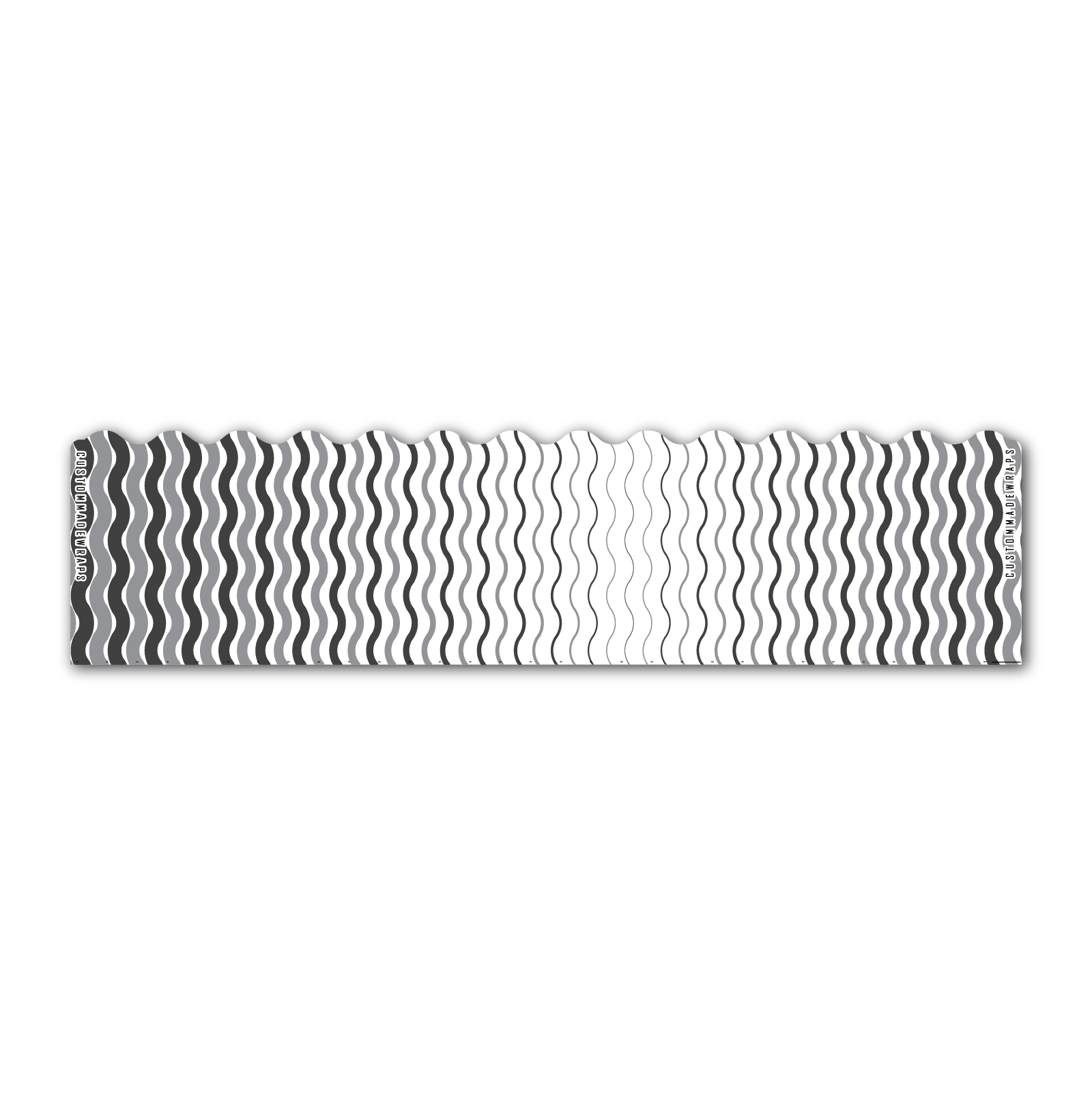 Wave Edge - Wave Stripes Gray