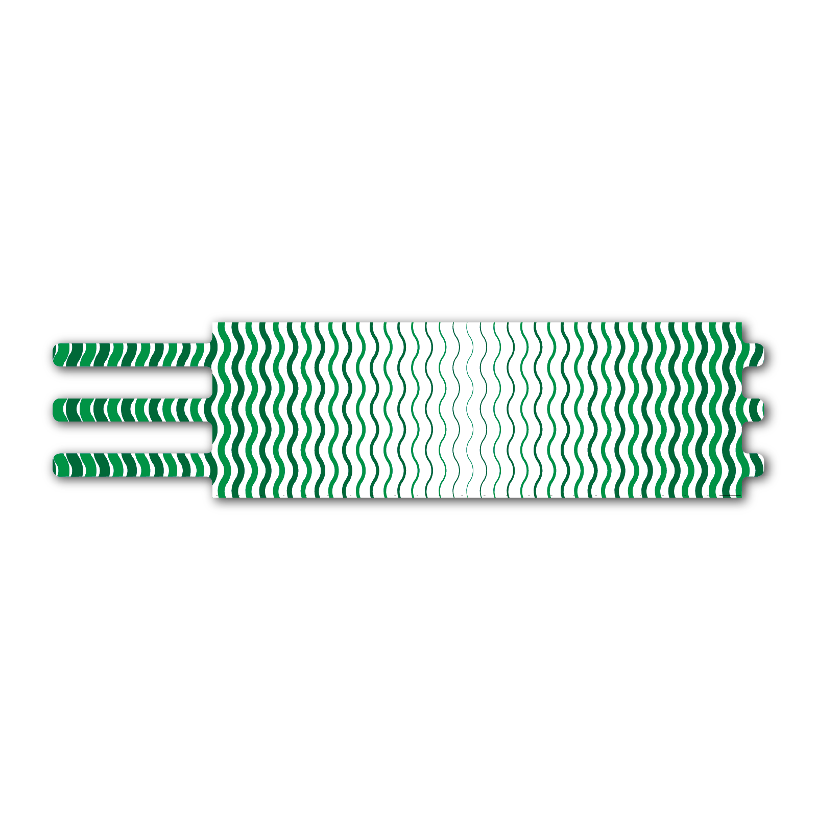 Ultralight - Wave Stripes Green