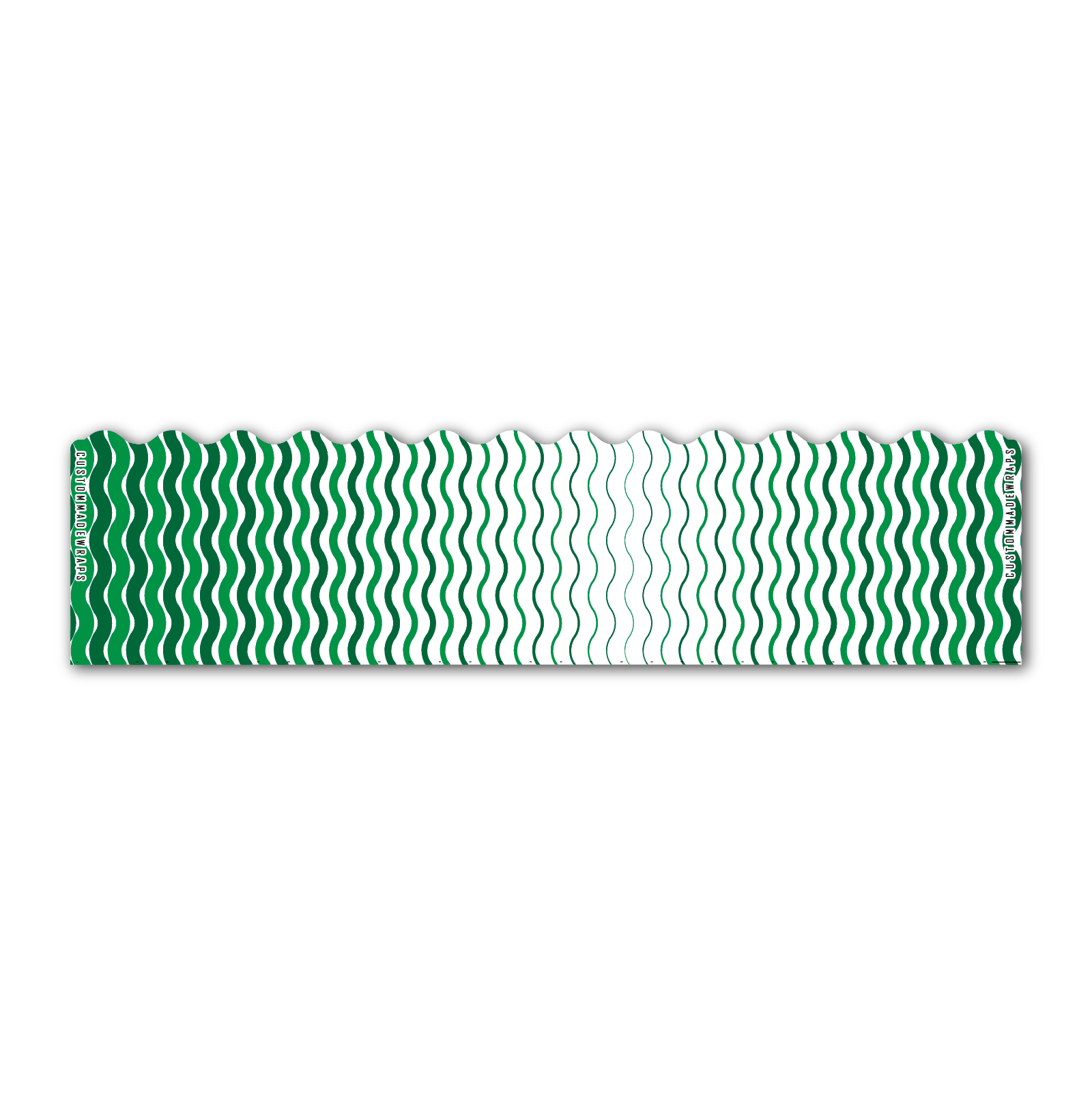 Wave Edge - Wave Stripes Green