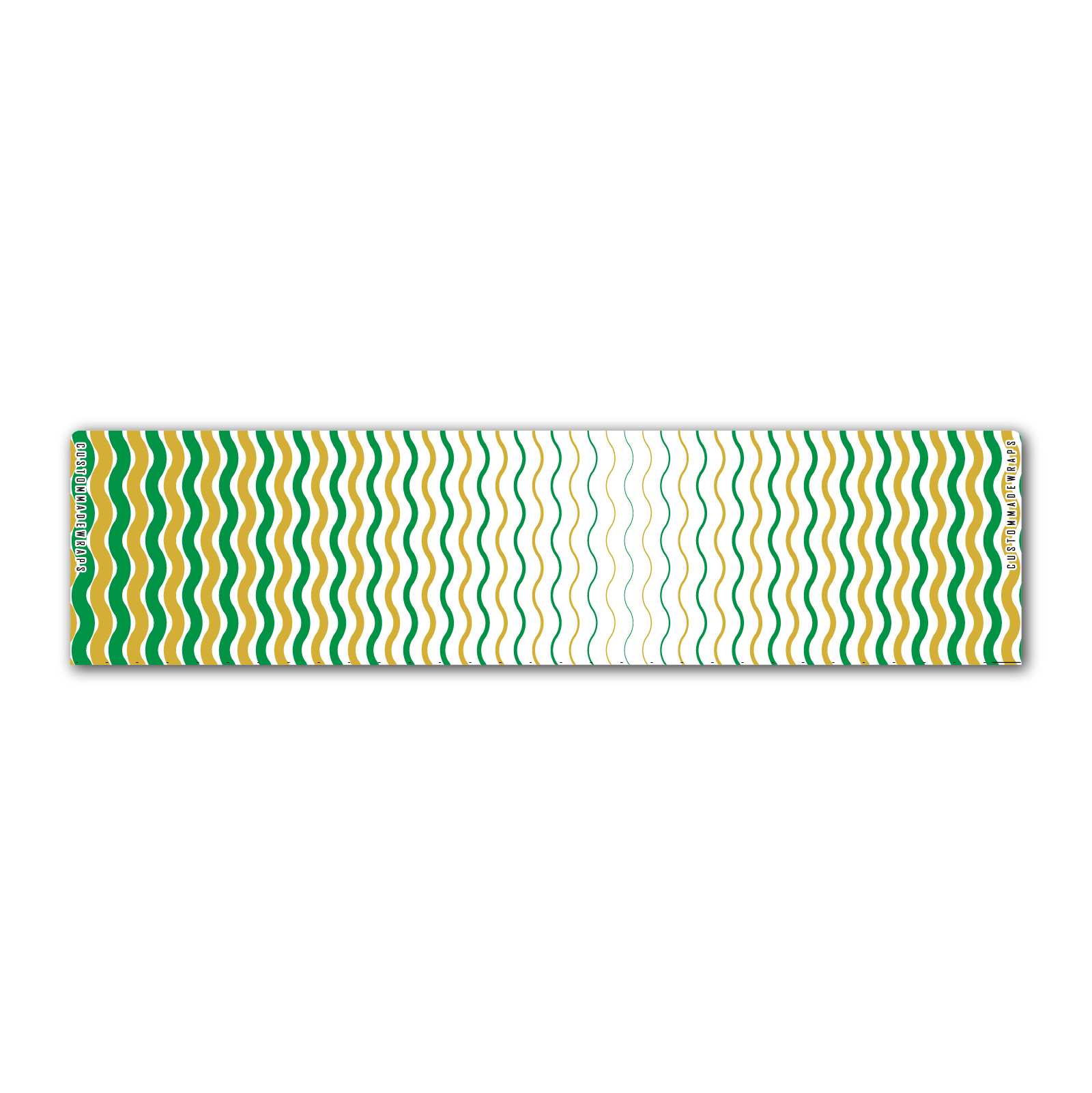 Regular - Wave Stripes Green Gold