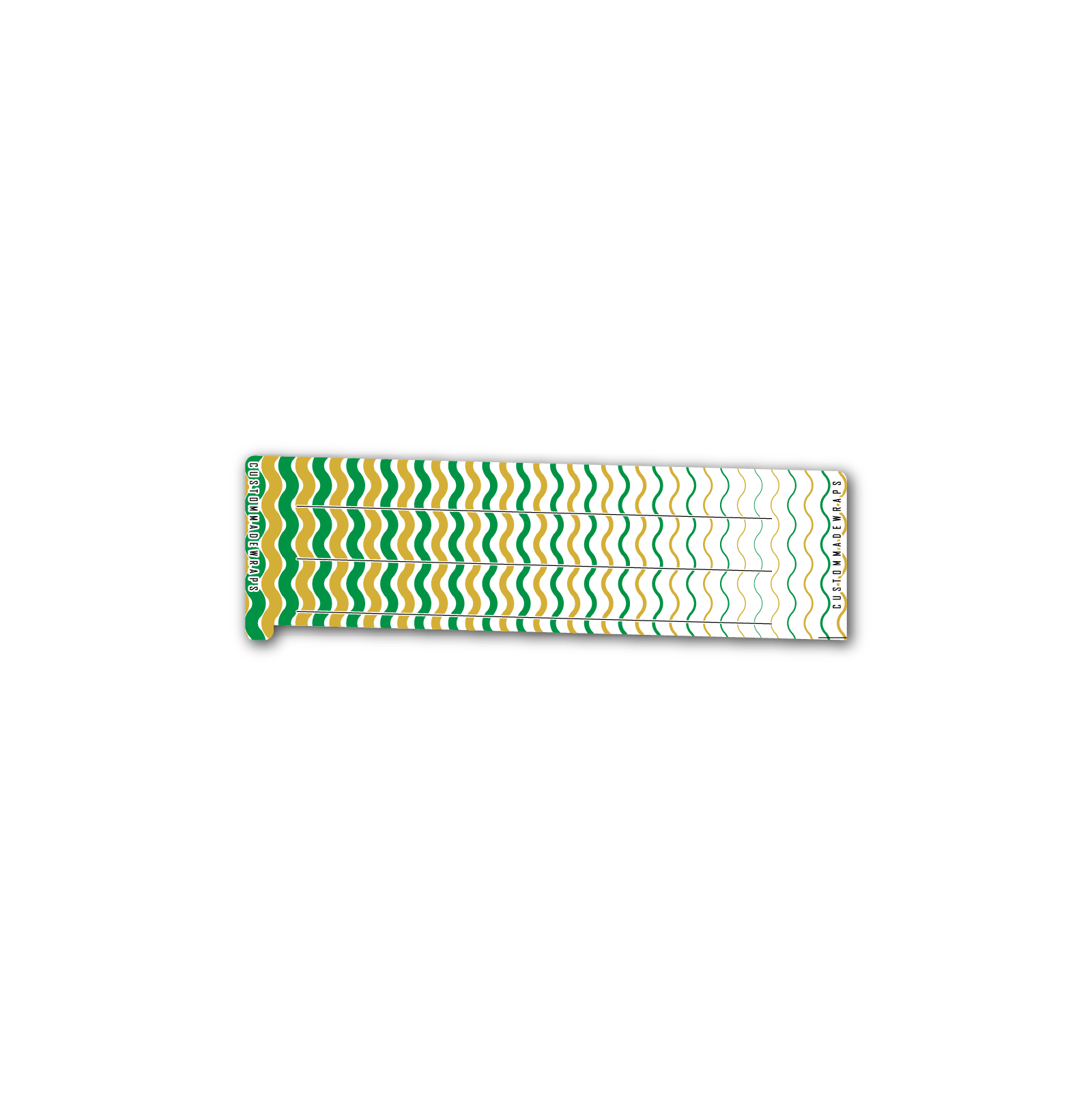 Spin Elite - Wave Stripes Green Gold