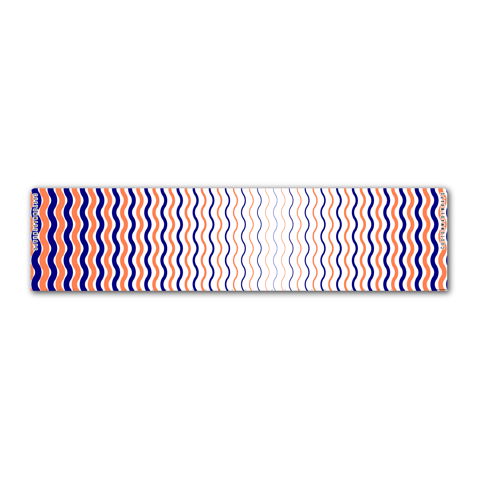 Regular - Wave Stripes Navy Coral