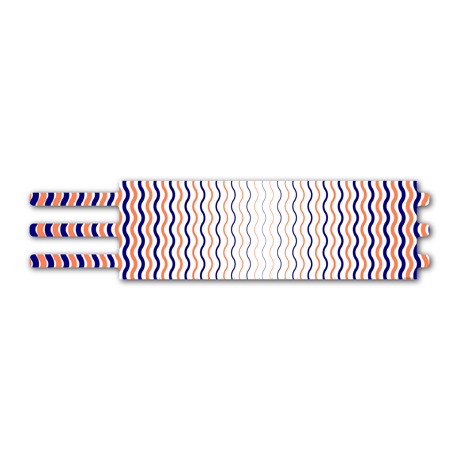 Ultralight - Wave Stripes Navy Coral