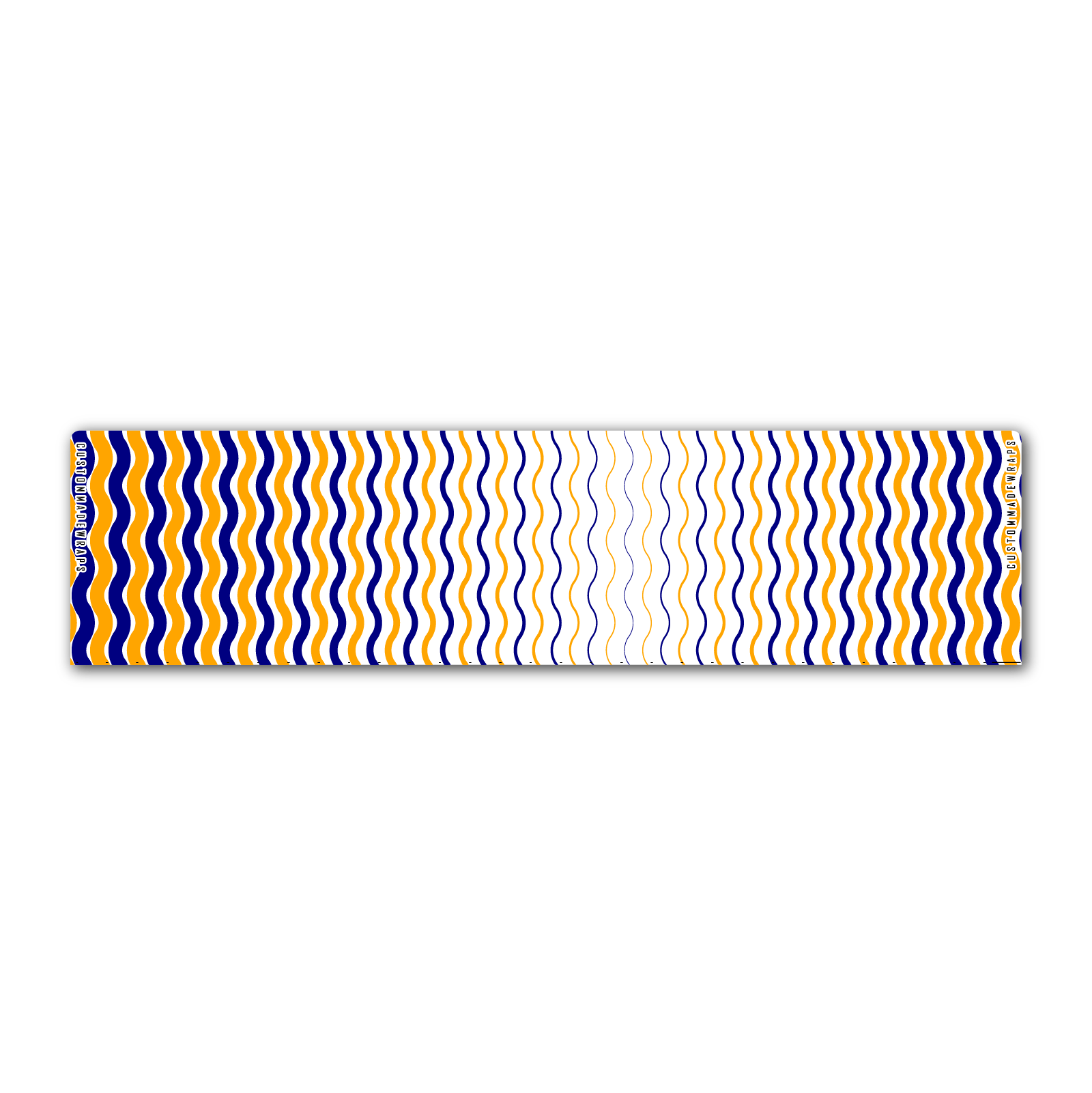 Regular - Wave Stripes Navy Orange