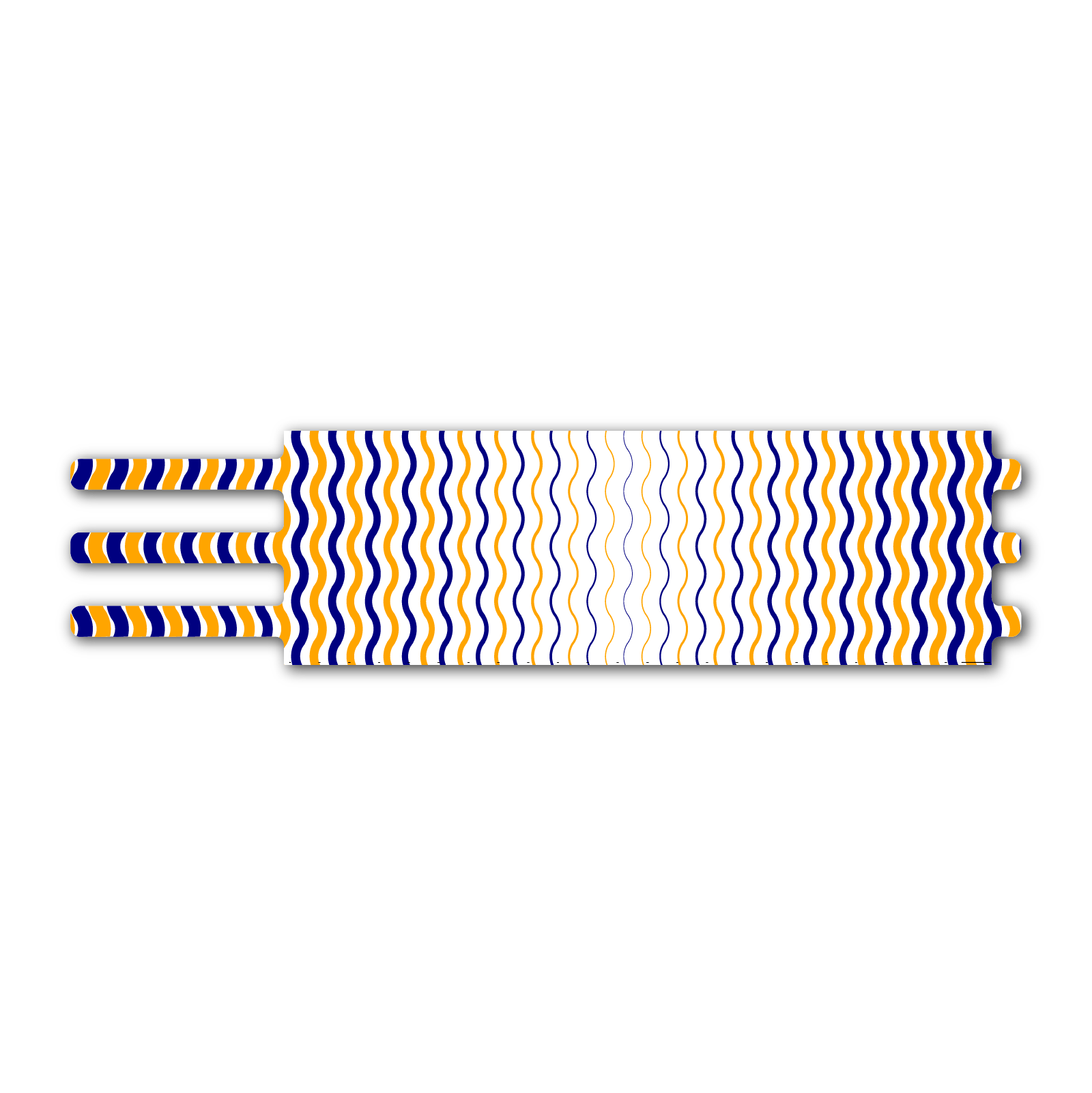Ultralight - Wave Stripes Navy Orange