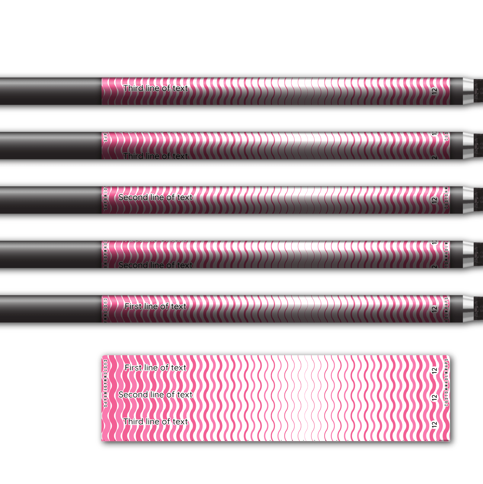 Alternative view of Regular - Wave Stripes Pink