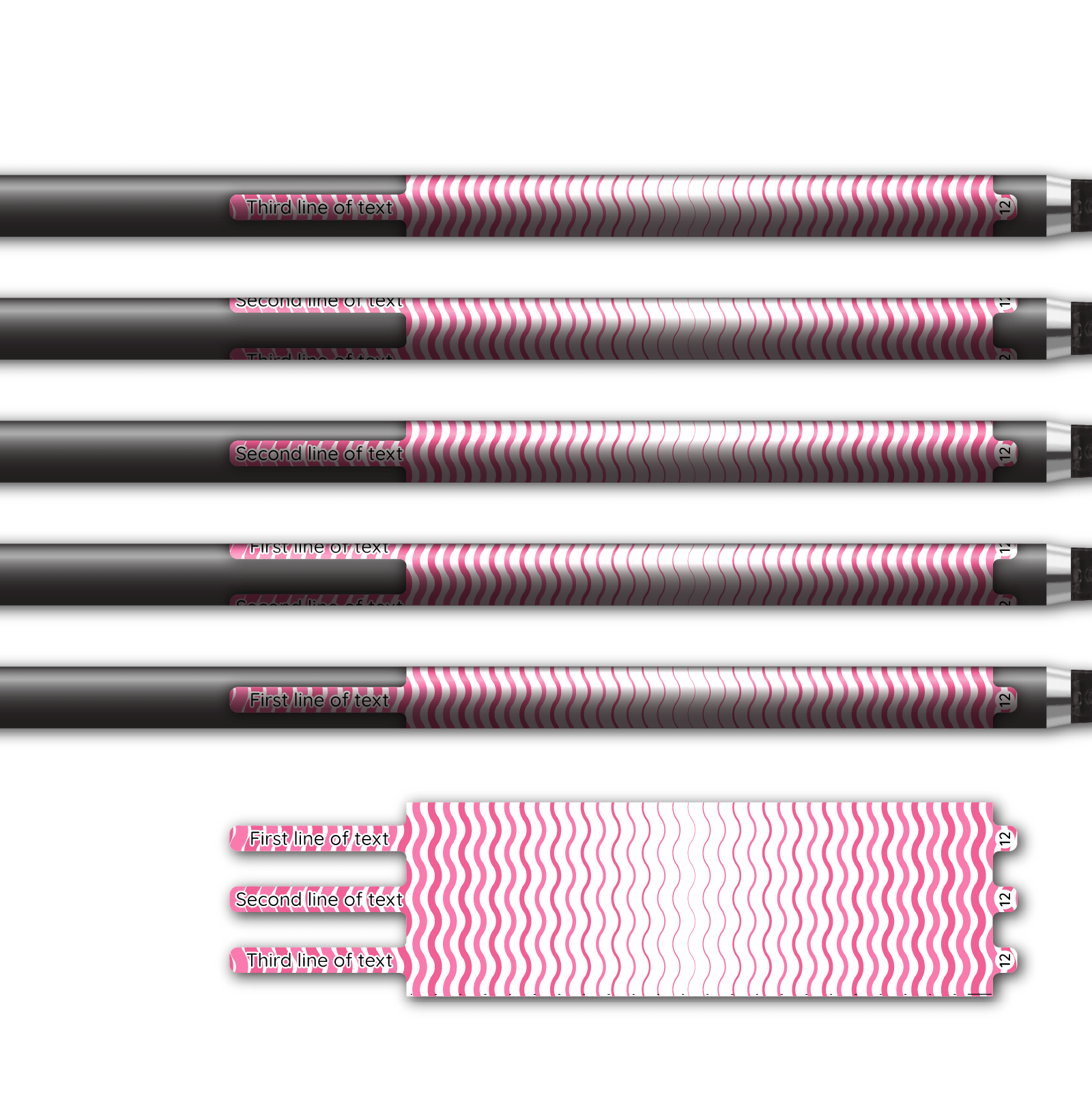 Alternative view of Ultralight - Wave Stripes Pink