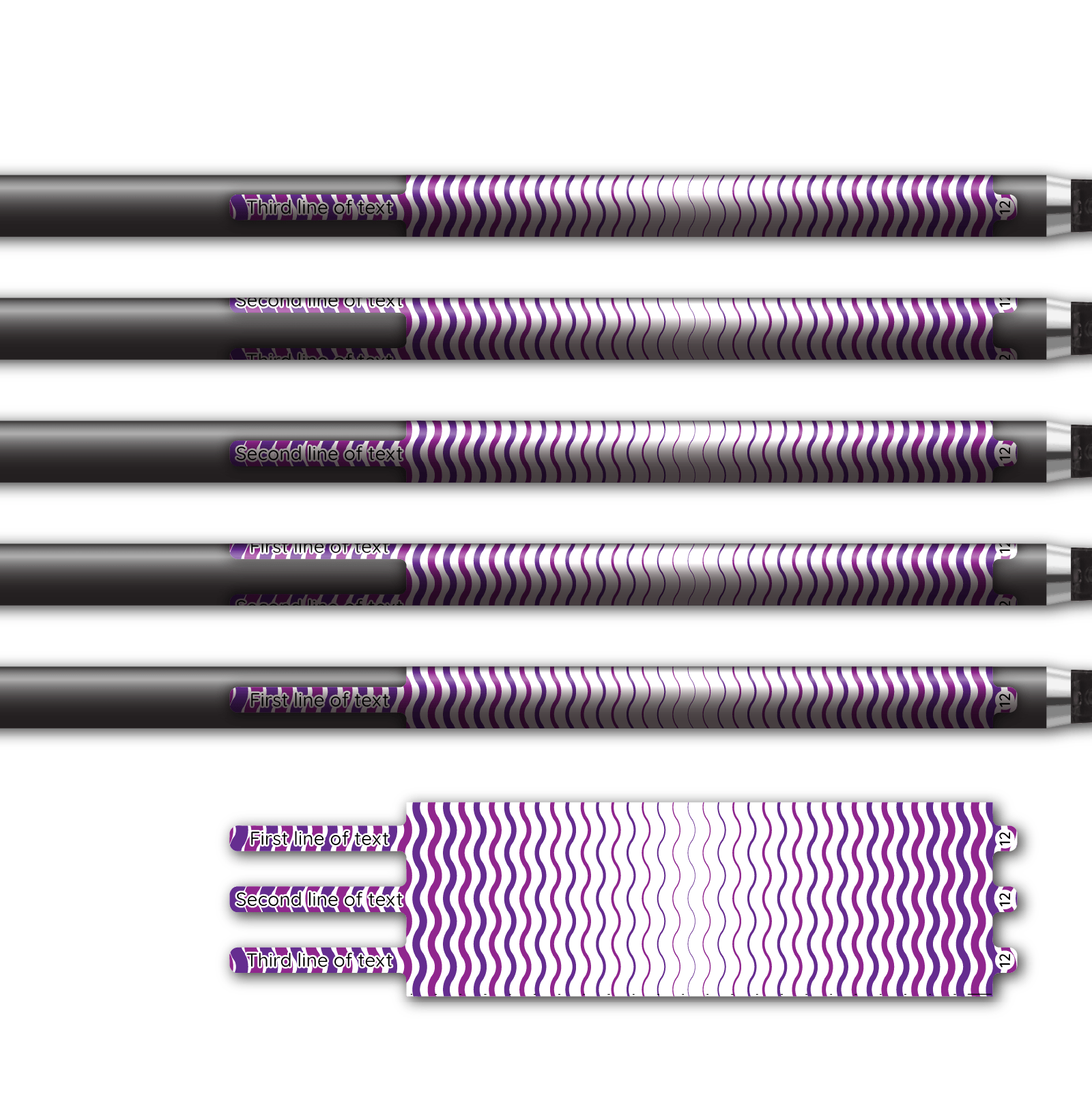 Alternative view of Ultralight - Wave Stripes Purple