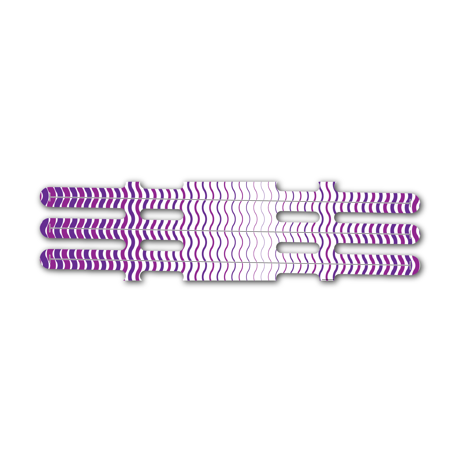 Vortex - Wave Stripes Purple