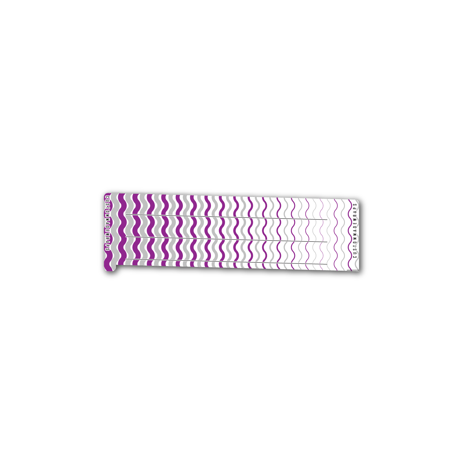 Spin Elite - Wave Stripes Purple Silver