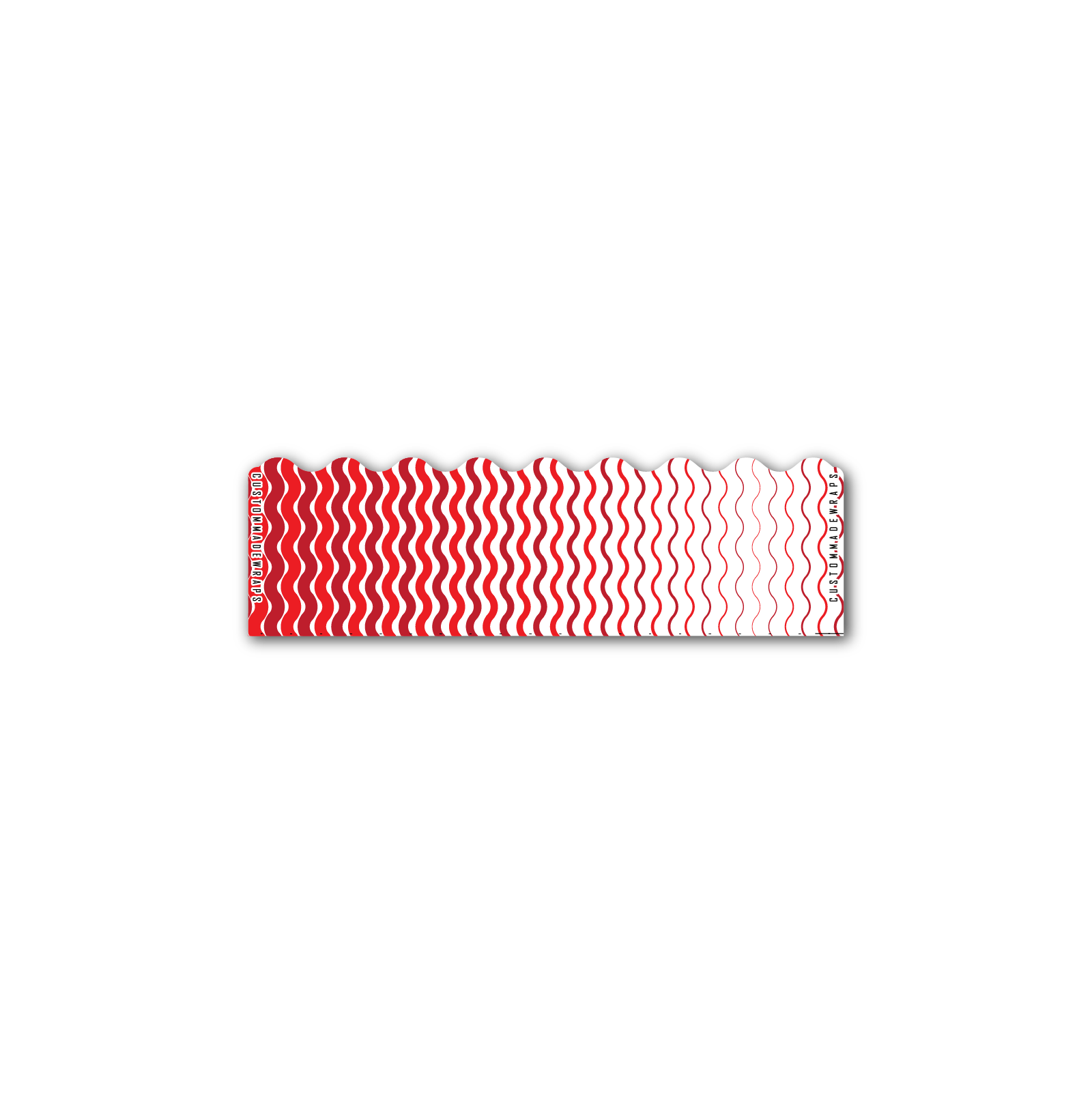 Shorty - Wave Stripes Red