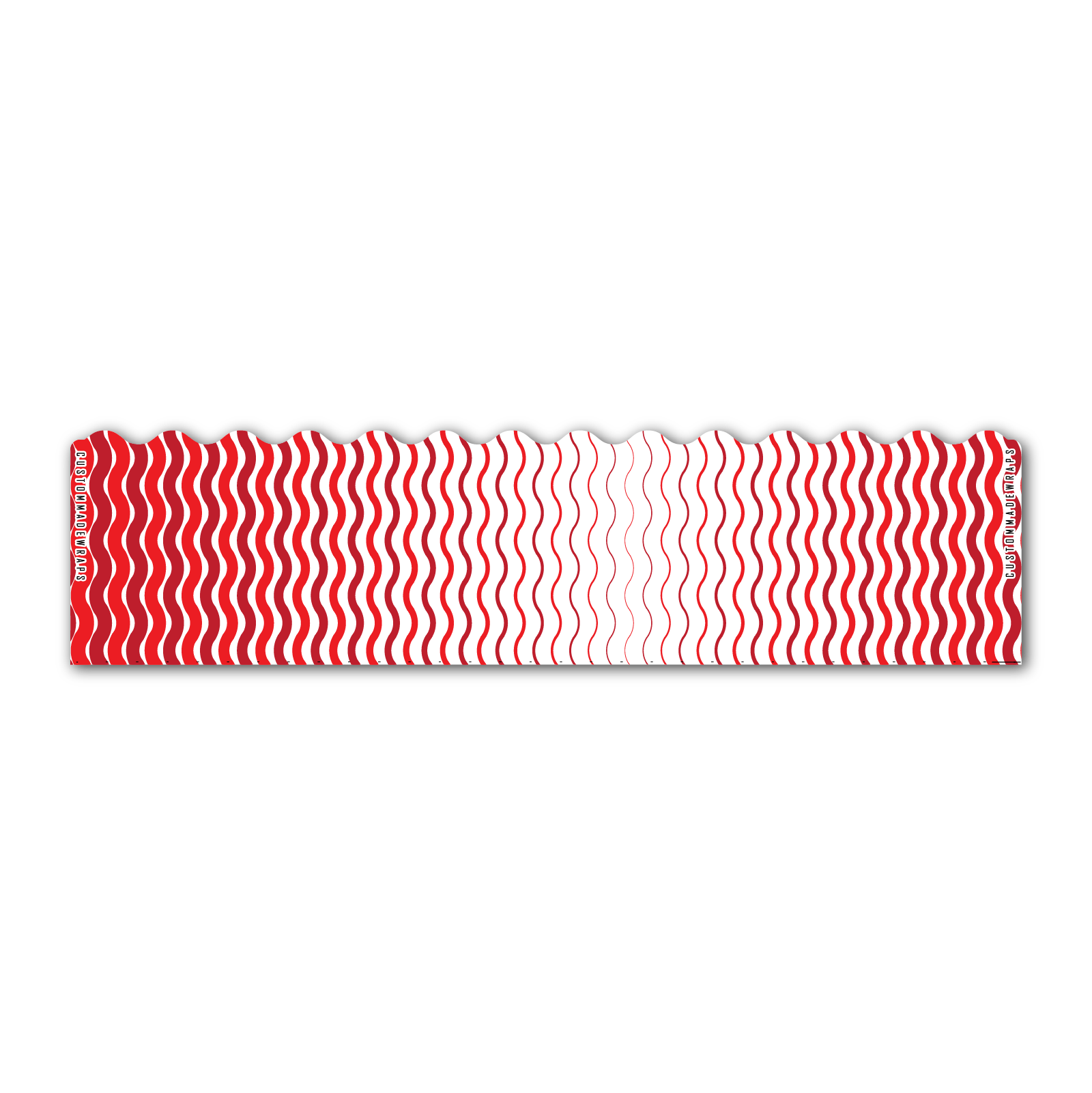 Wave Edge - Wave Stripes Red