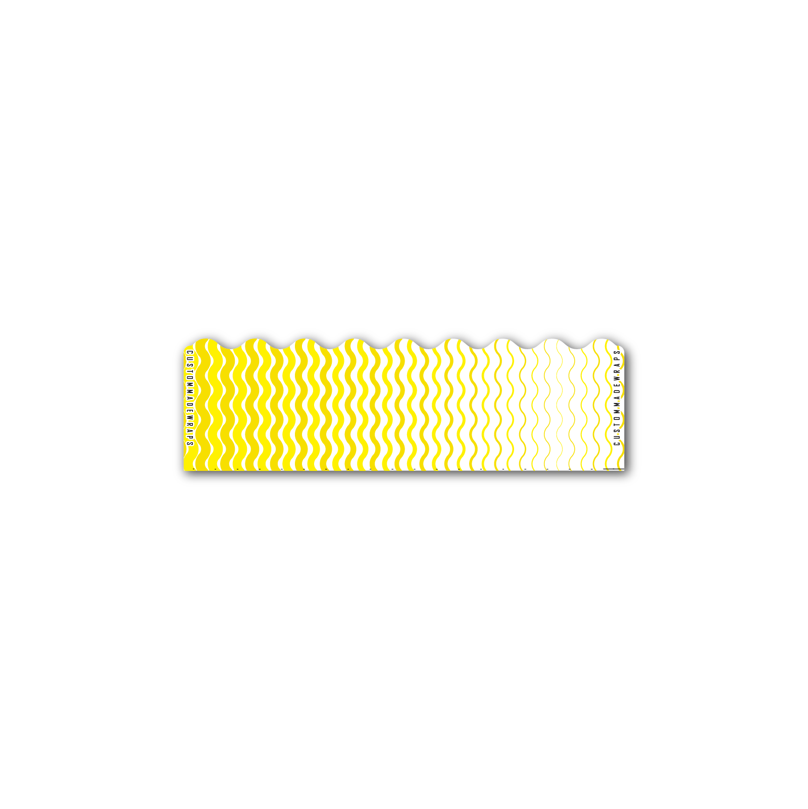 Shorty - Wave Stripes Yellow