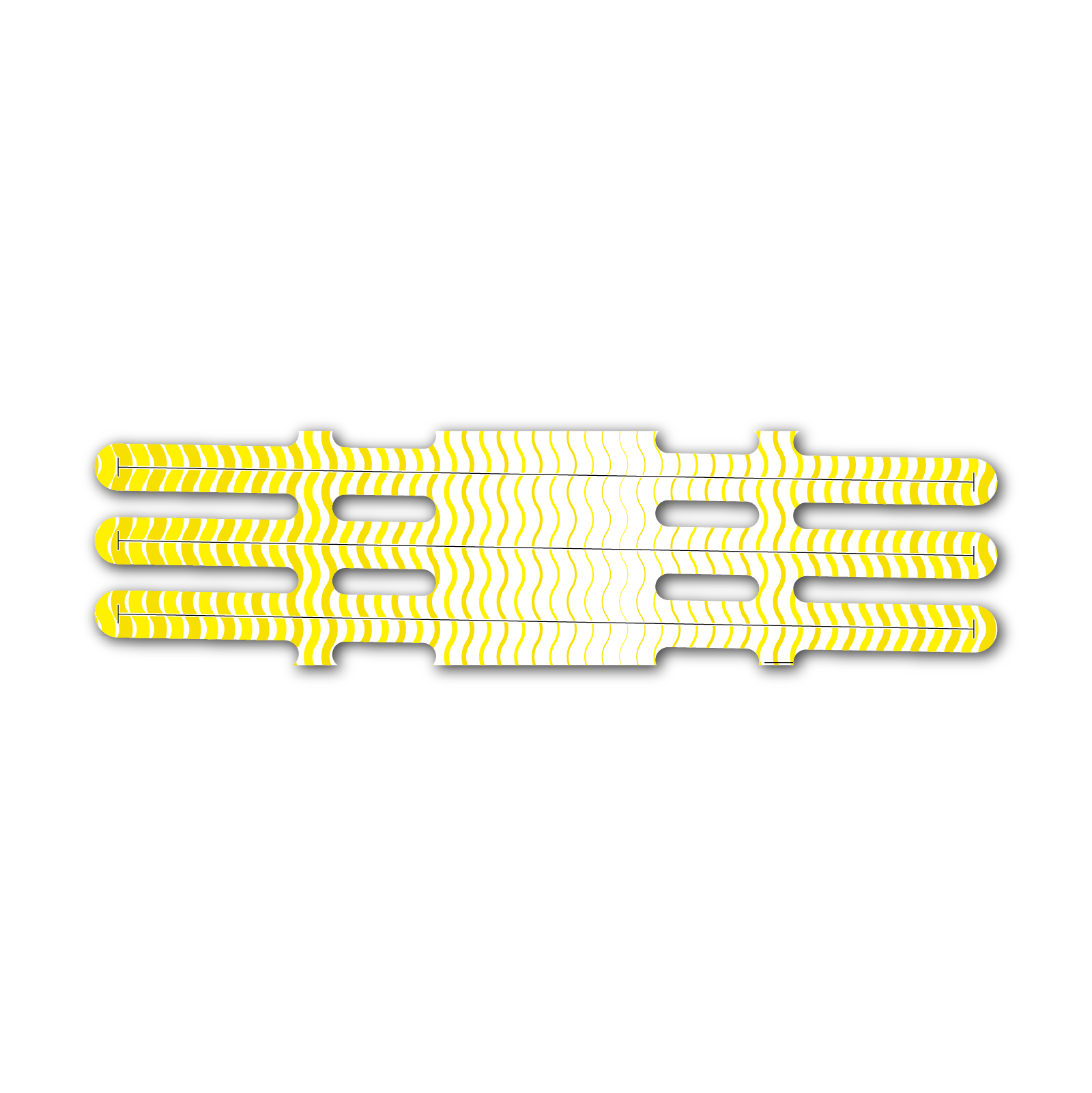 Vortex - Wave Stripes Yellow