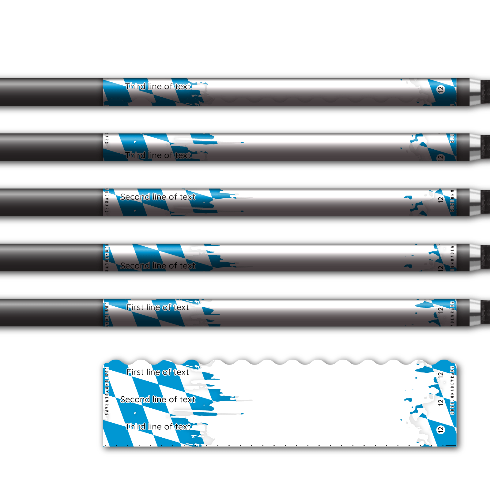 Alternative view of Wave Edge - National Flag Bavaria