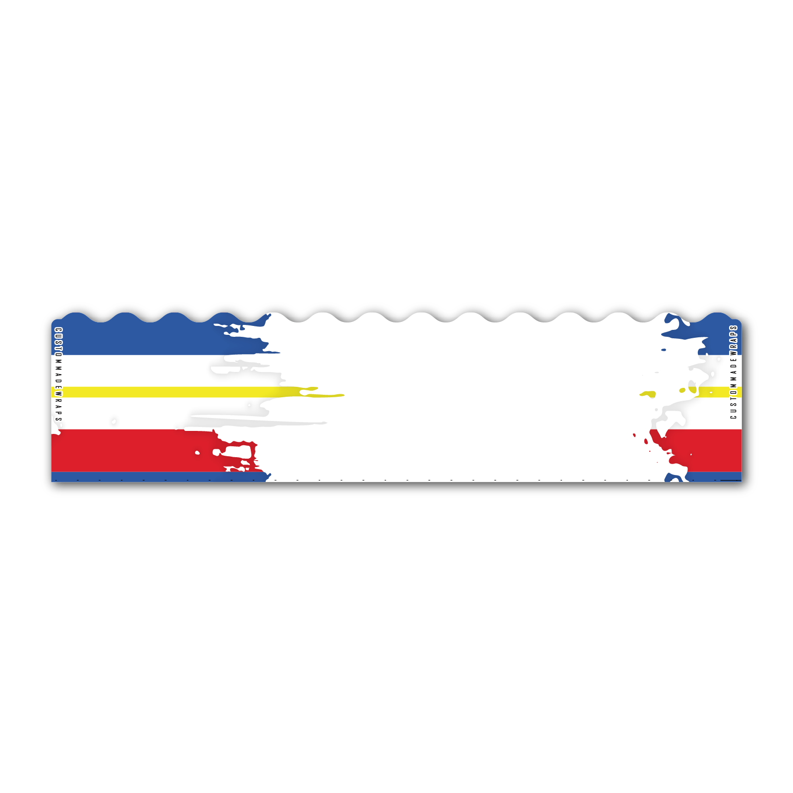 Wave Edge - National Flag Mecklenburg–Western Pomerania