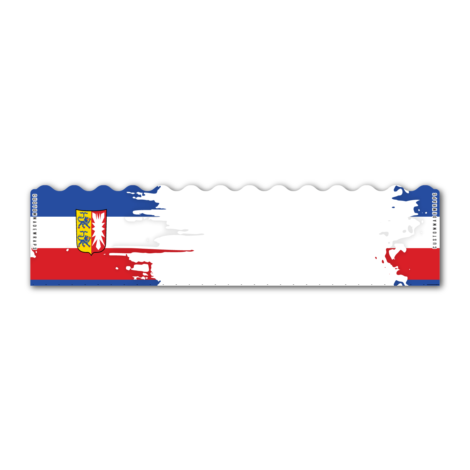 Wave Edge - National Flag Schleswig-Holstein