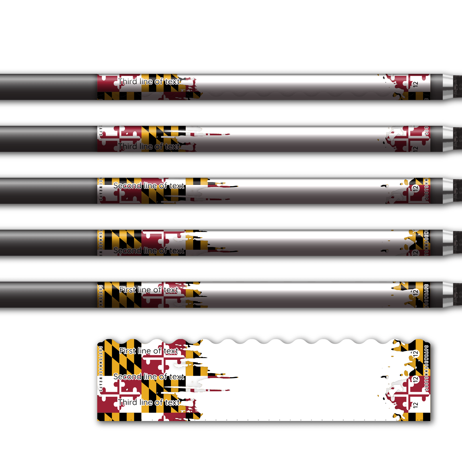 Alternative view of Wave Edge - National Flag Maryland