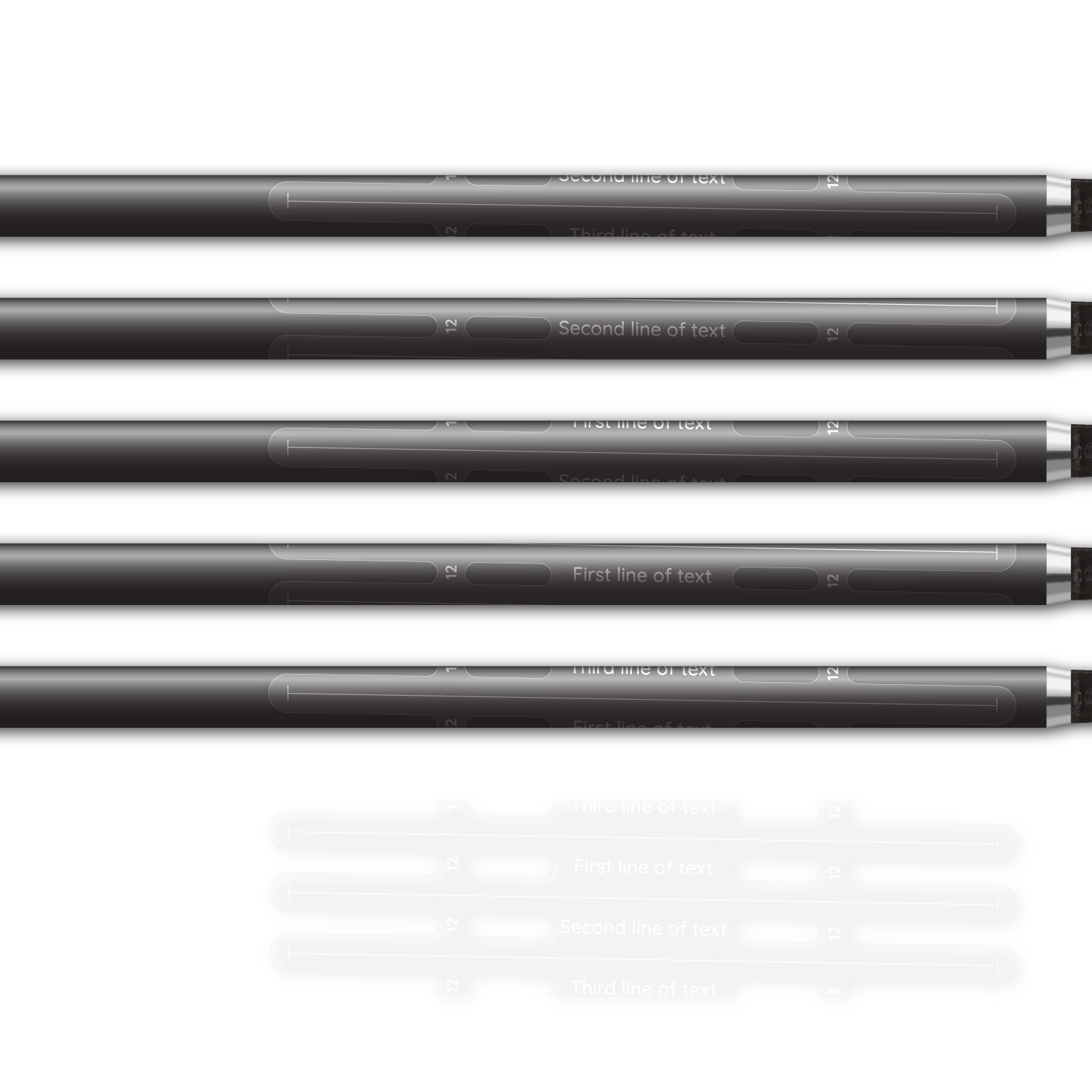 Alternative view of Vortex - Matt Clear (for dark colored shafts)