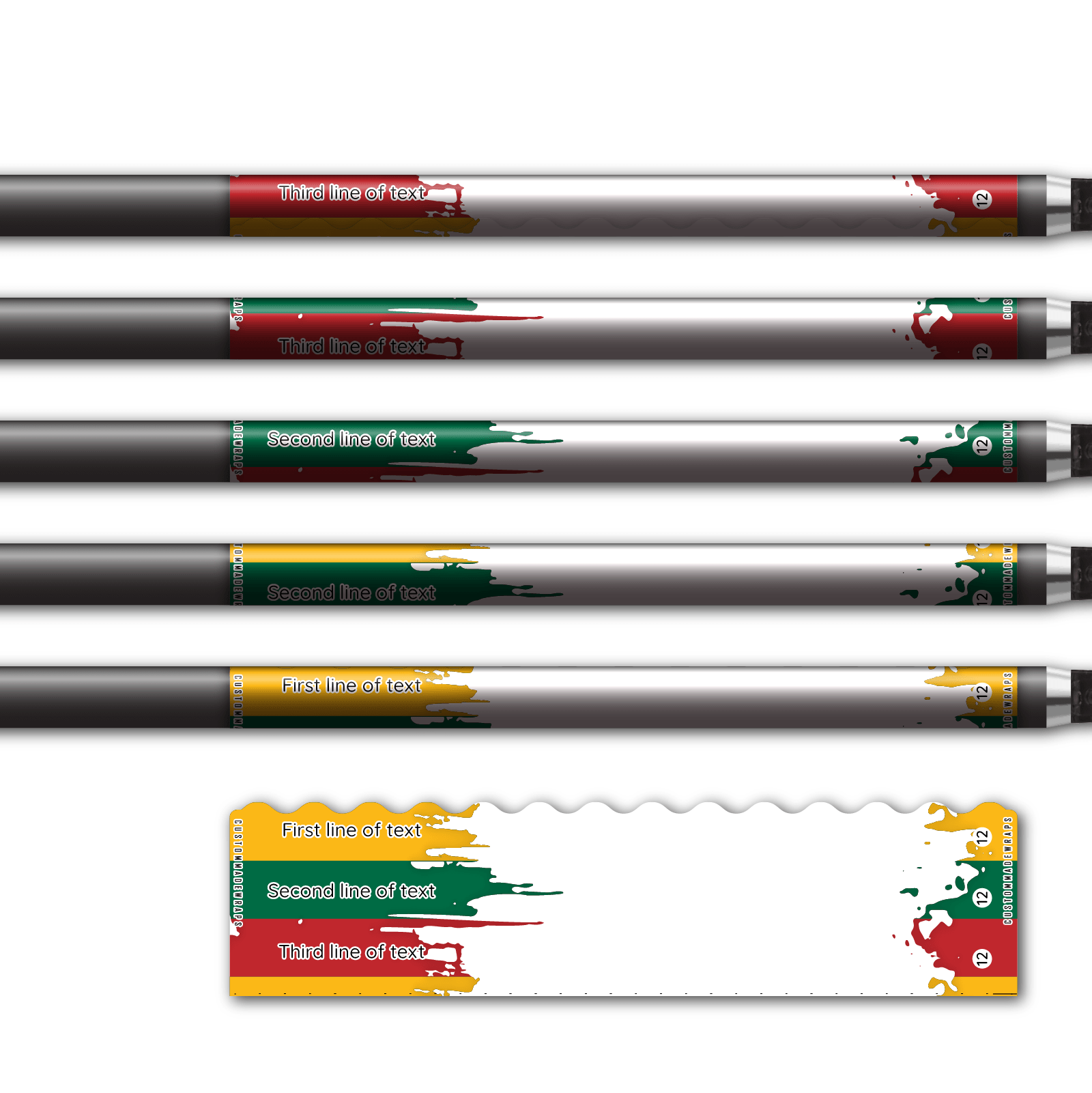 Alternative view of Wave Edge - National Flag Lithuania