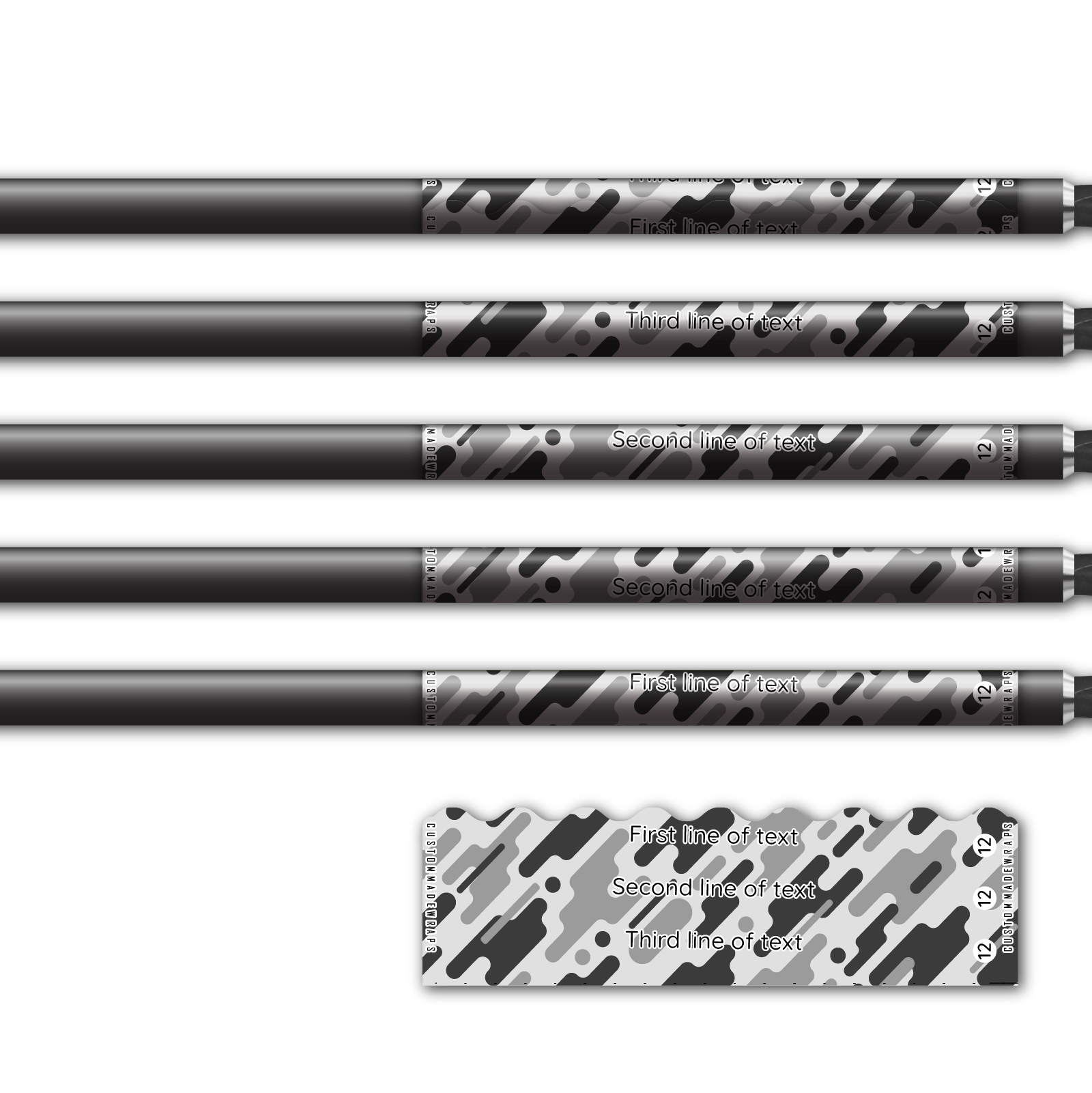 Alternative view of Shorty - Camo Phantom Grey