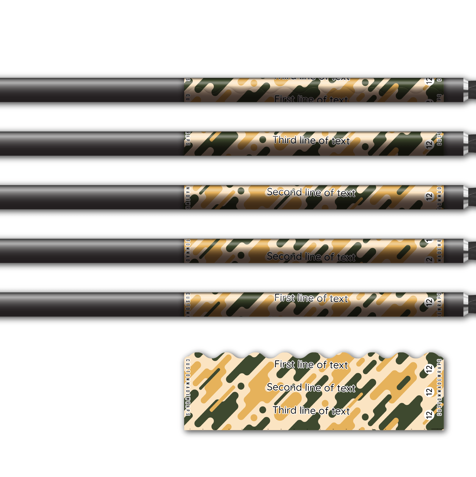 Alternative view of Shorty - Camo Savanna Stealth