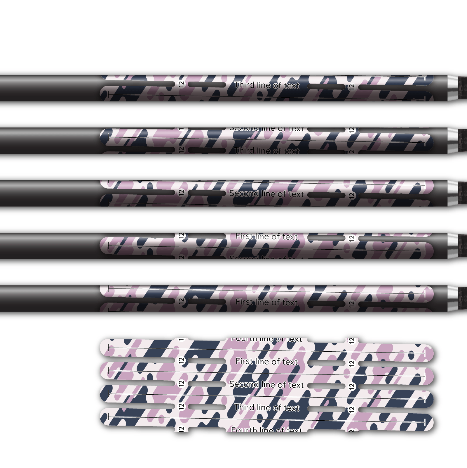 Alternative view of 4 fletch Vortex - Camo Urban Mist