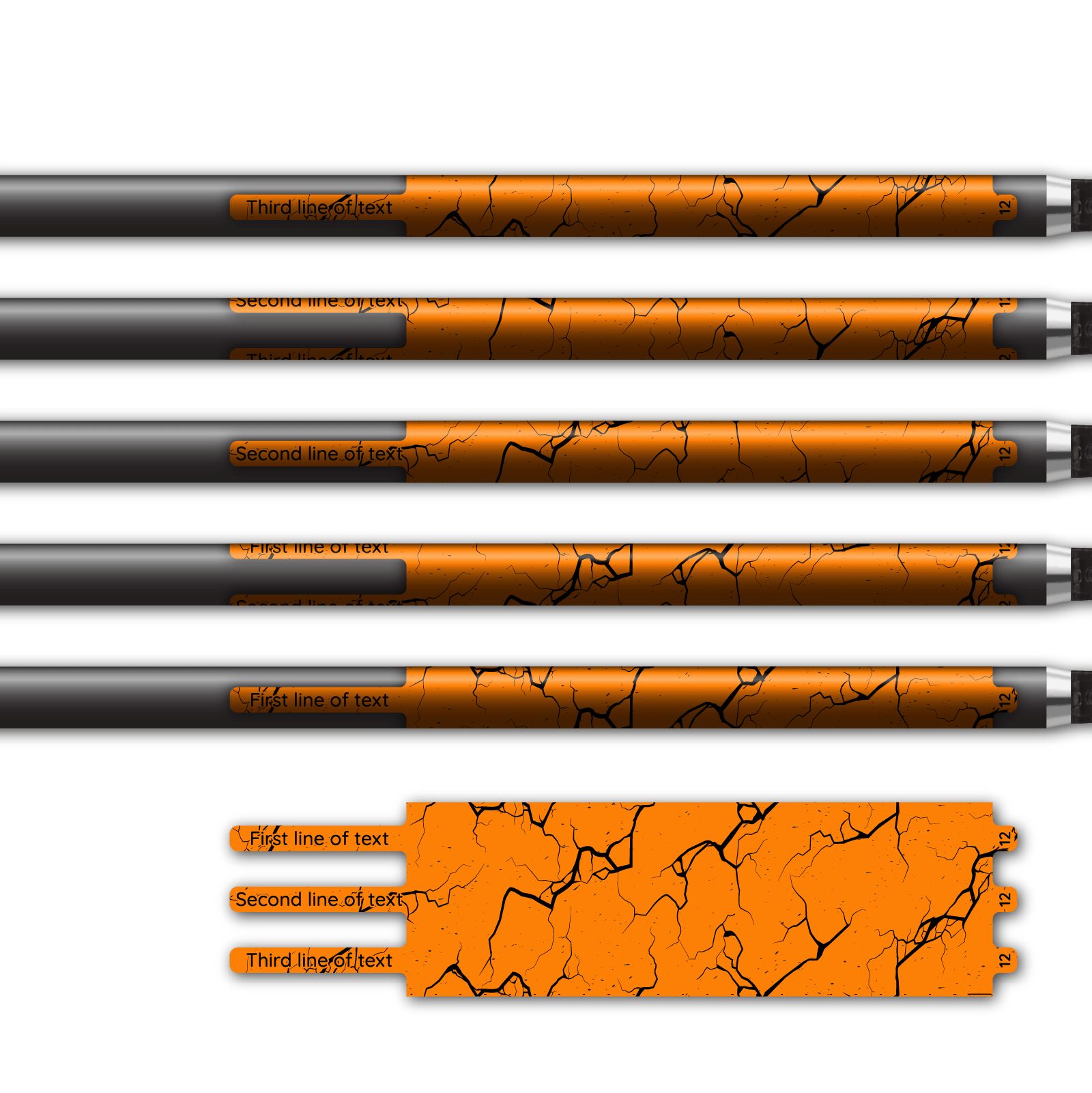 Alternative view of Ultralight - Shattered Fluor Orange