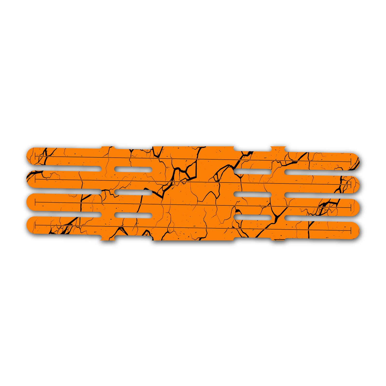 4 Fletch Vortex - Shattered Fluor Orange