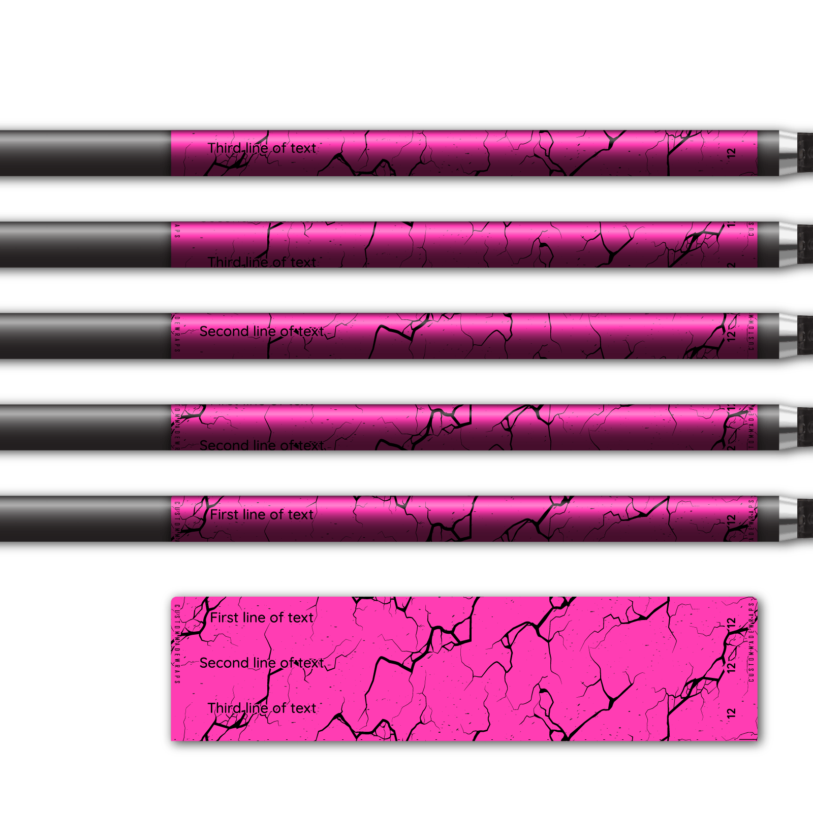 Alternative view of Regular - Shattered Fluor Pink