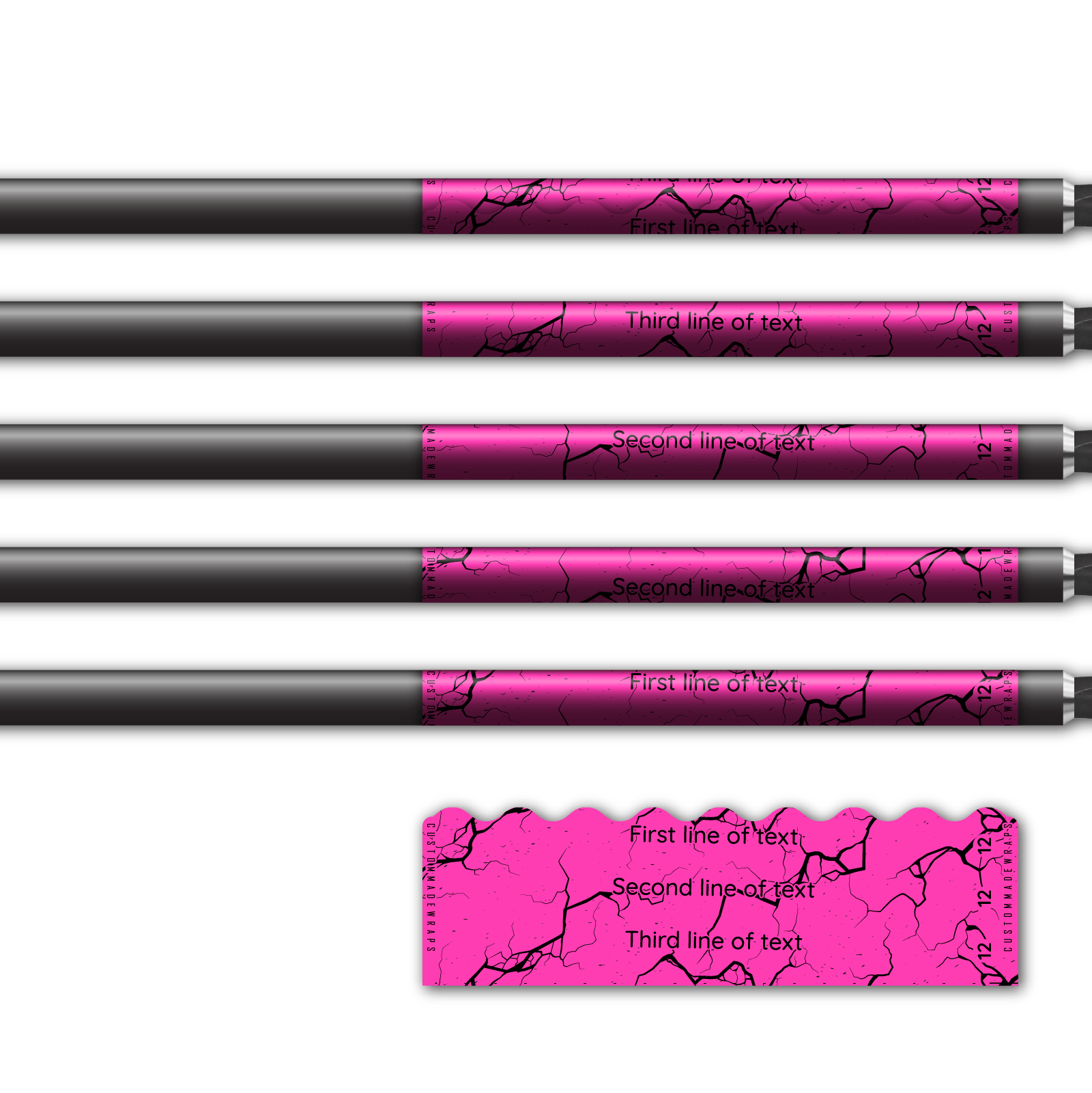Alternative view of Shorty - Shattered Fluor Pink