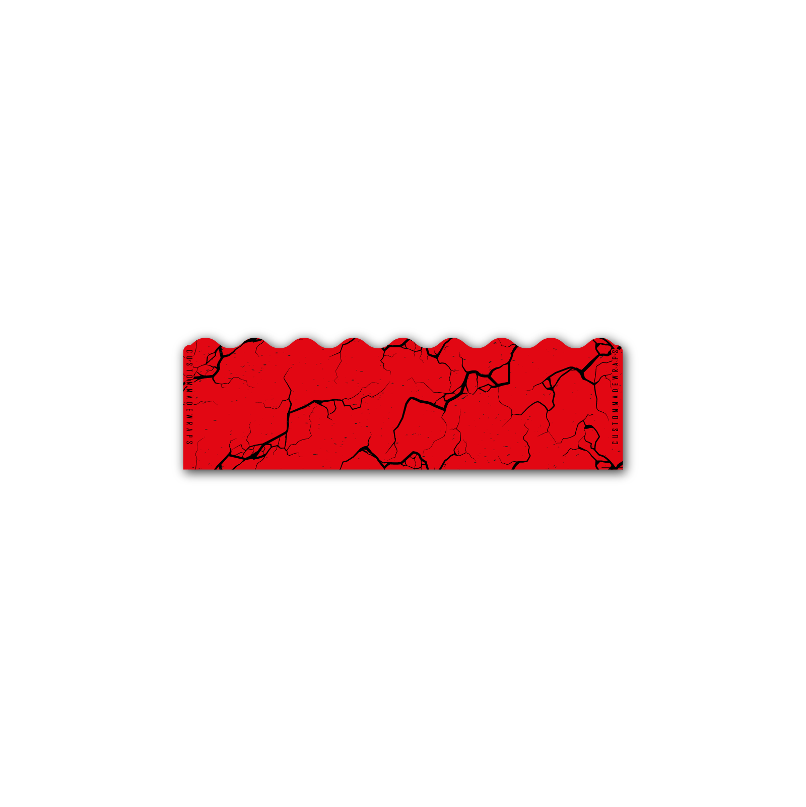 Shorty - Shattered Fluor Red