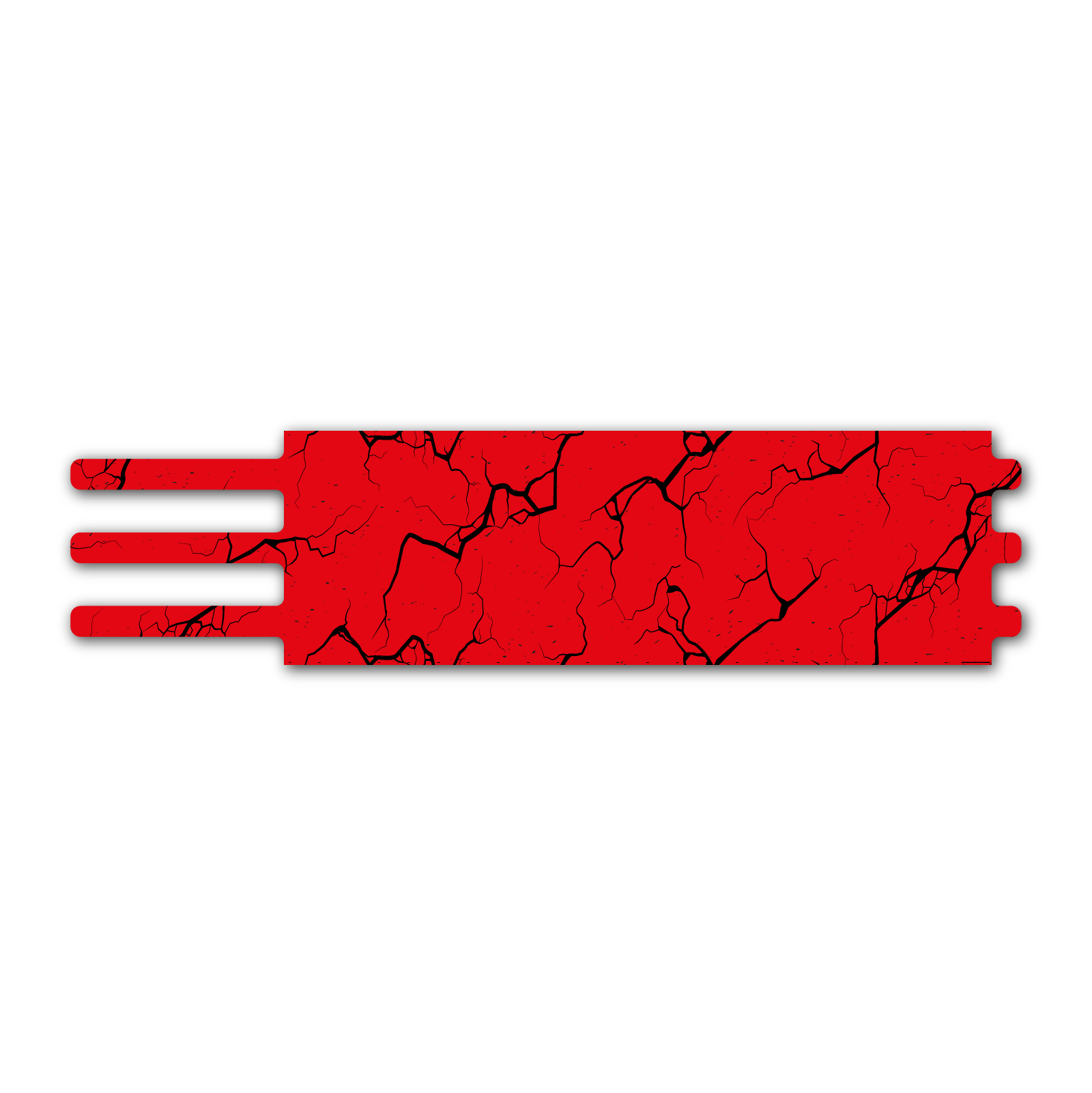 Ultralight - Shattered Fluor Red