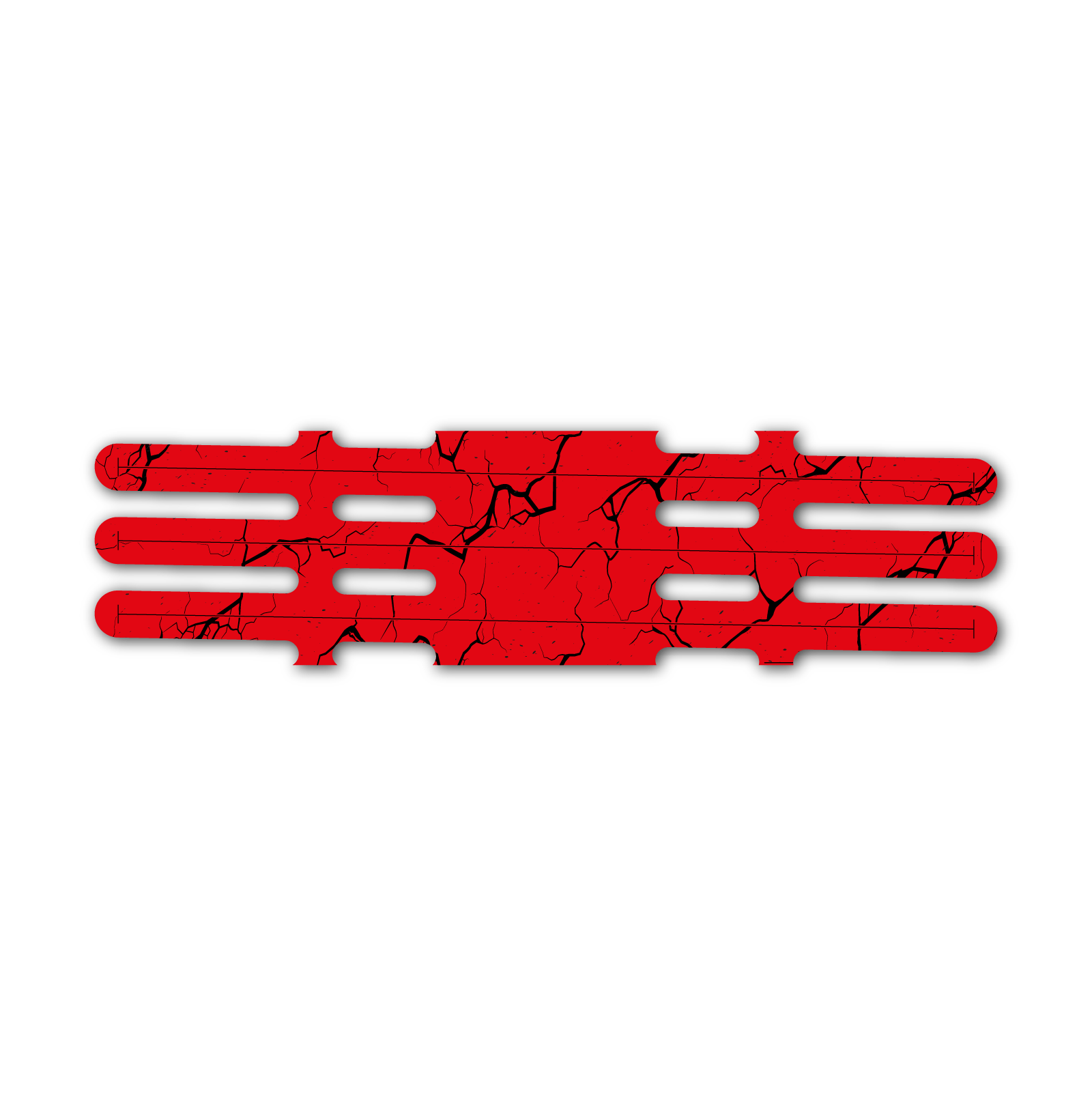 Vortex - Shattered Fluor Red