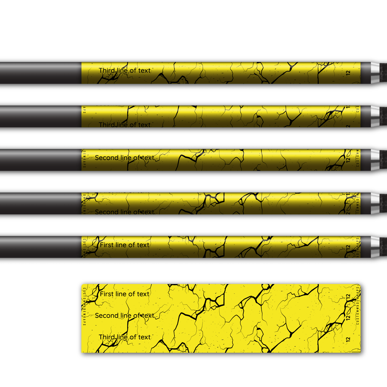 Alternative view of Regular - Shattered Fluor Yellow