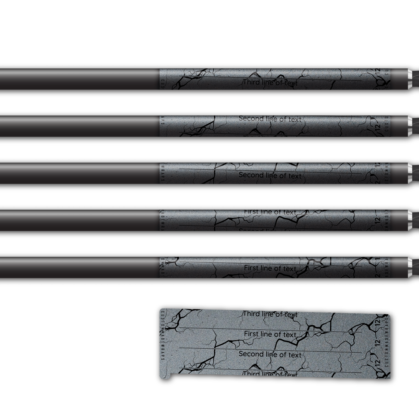 Alternative view of Spin Elite - Shattered Metallic Silver