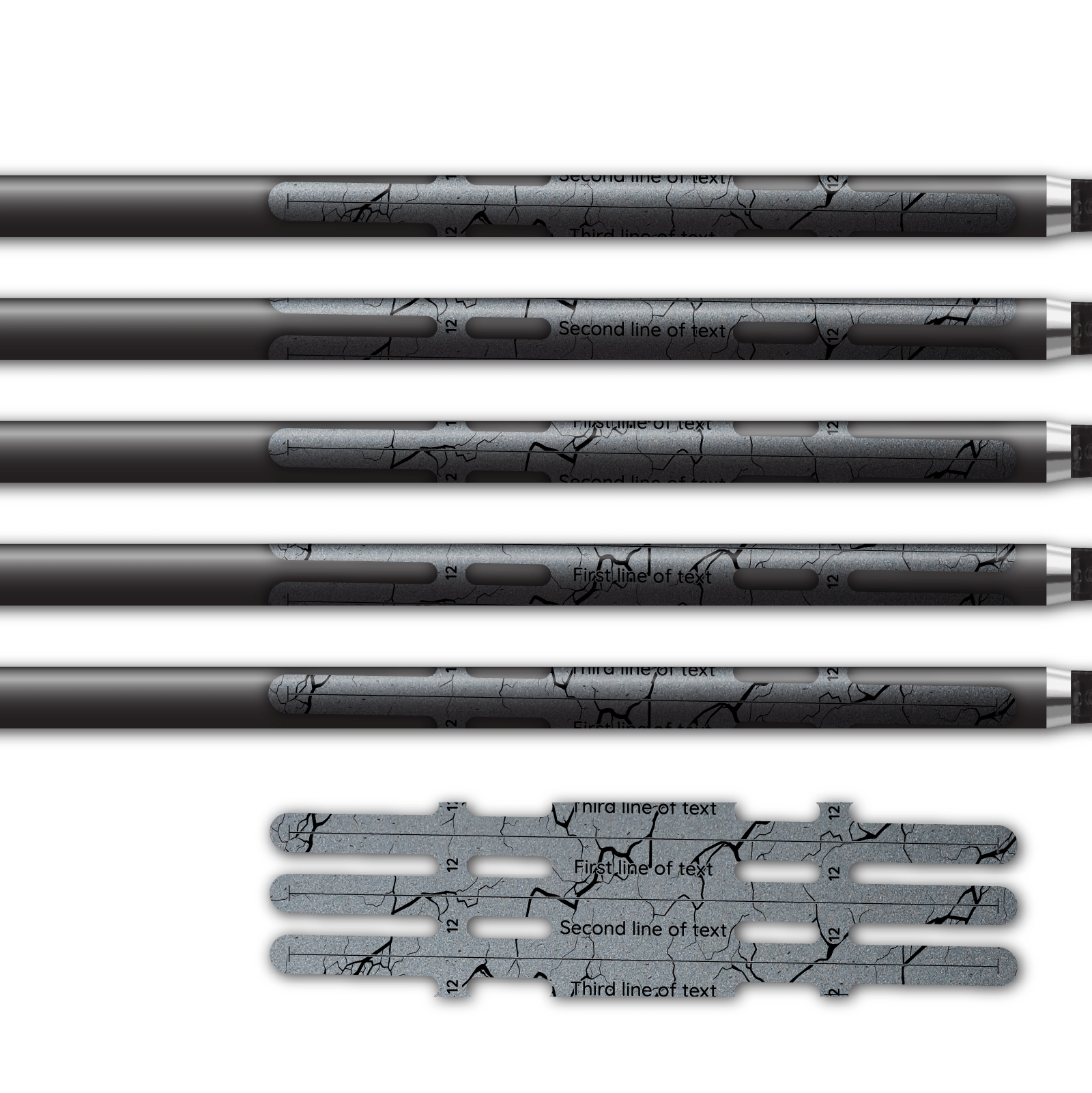 Alternative view of Vortex - Shattered Metallic Silver