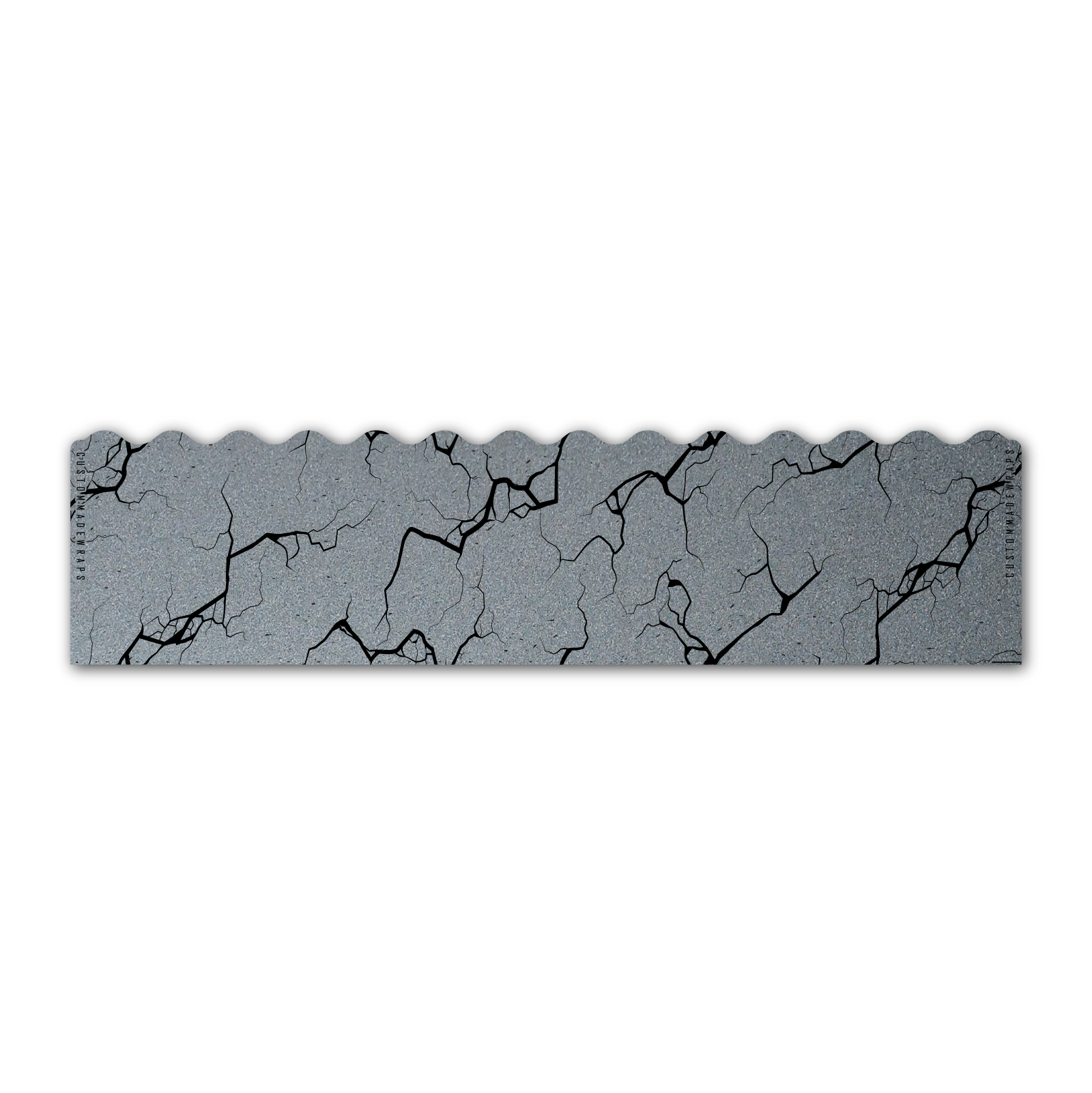 Wave Edge - Shattered Metallic Silver